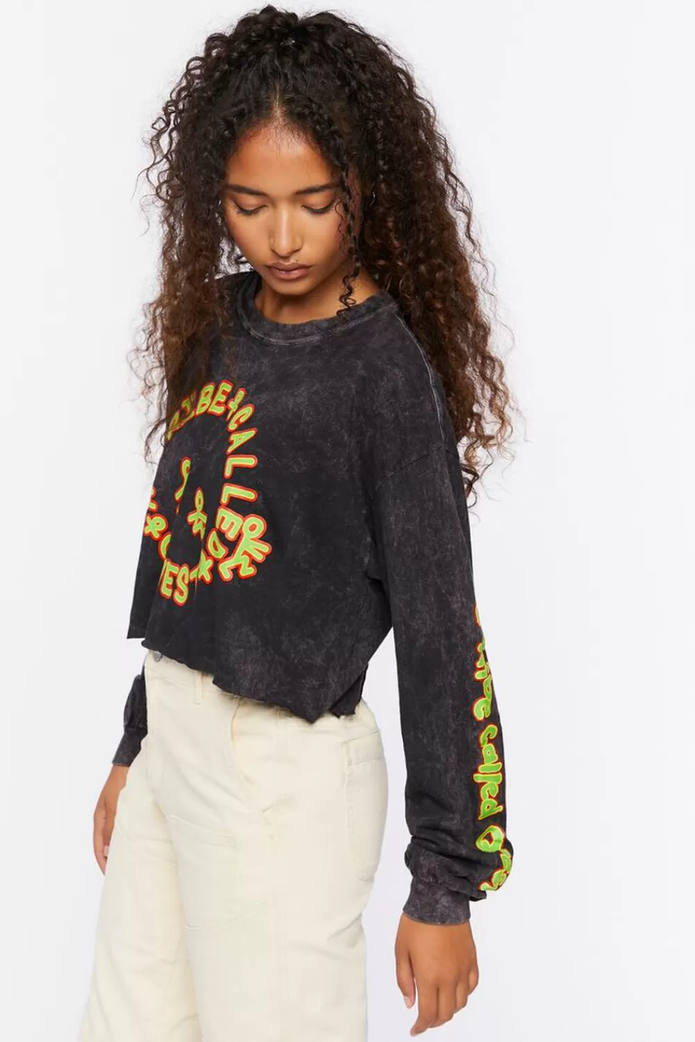Forever 21 A Tribe Called Quest Graphic Long-Sleeve Tee | Women Tops
