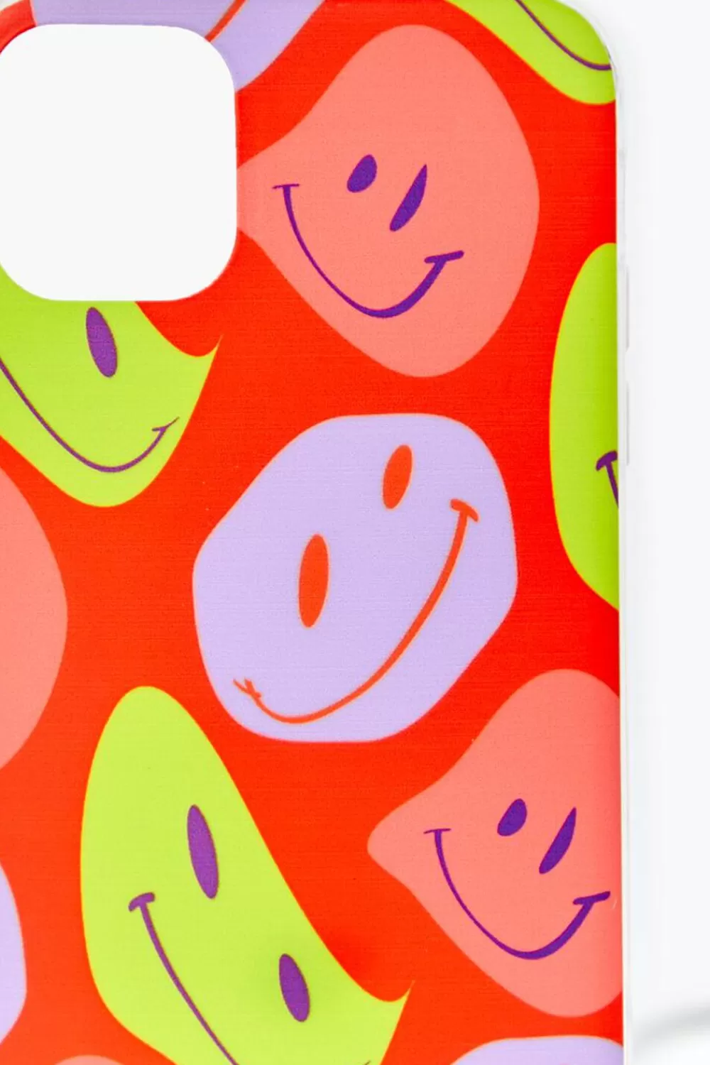 Electronics + Accessories>Forever 21 Abstract Happy Face Case For Iphone 11 Pink/Multi