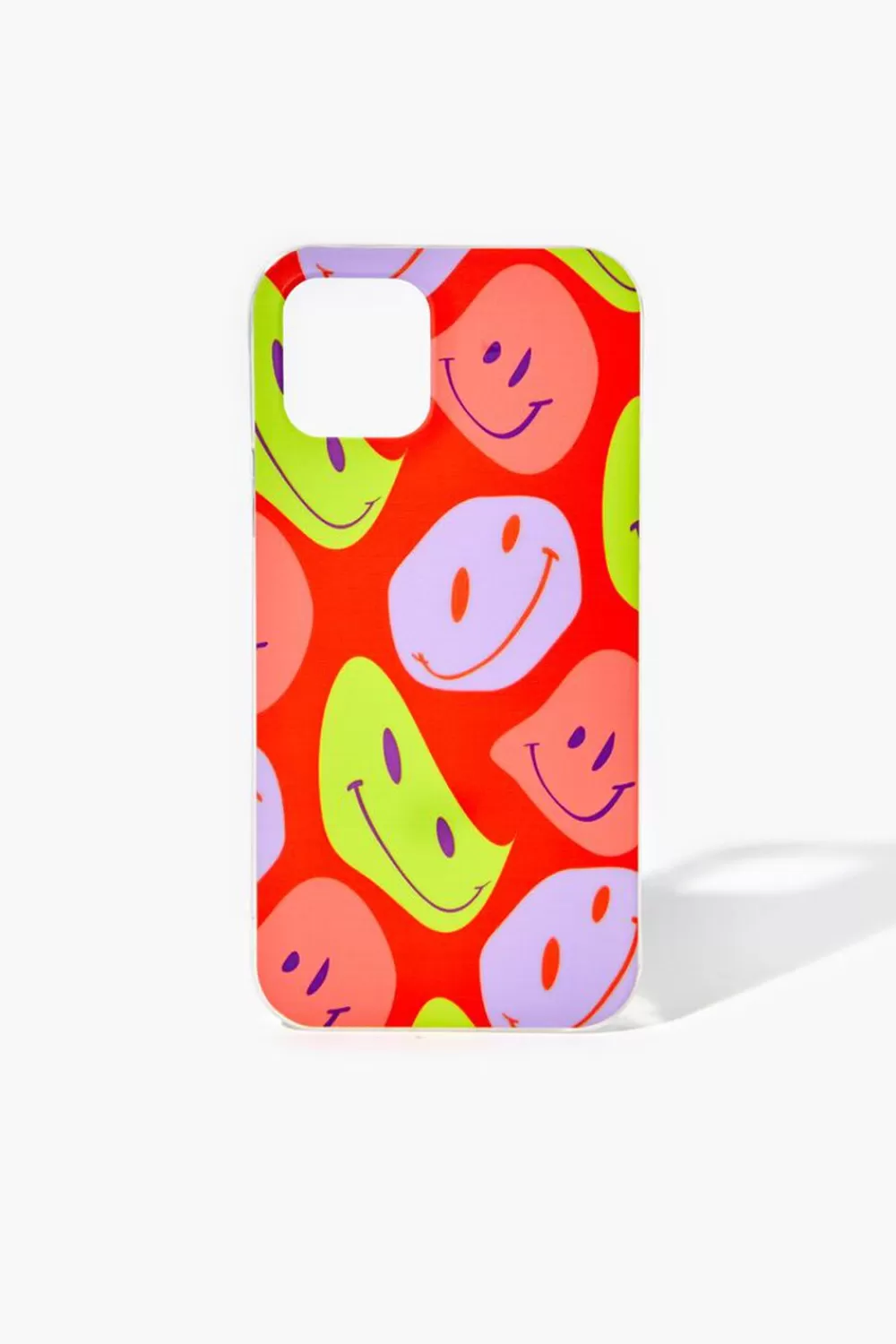 Electronics + Accessories>Forever 21 Abstract Happy Face Case For Iphone 12 Pink/Multi