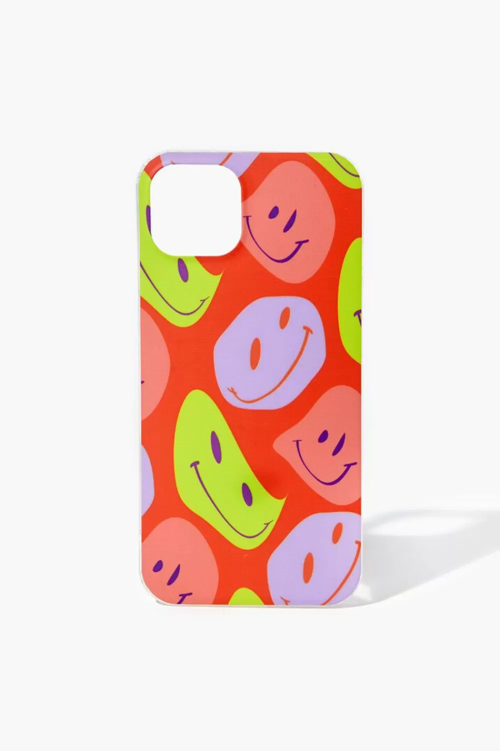 Electronics + Accessories>Forever 21 Abstract Happy Face Case For Iphone 13 Pink/Multi