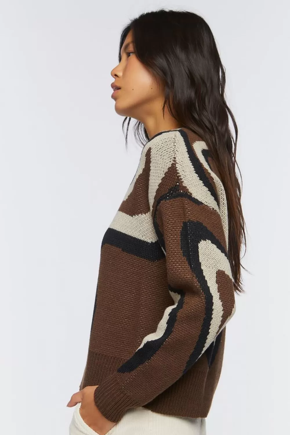 Forever 21 Abstract Marble Print Sweater | Women Tops