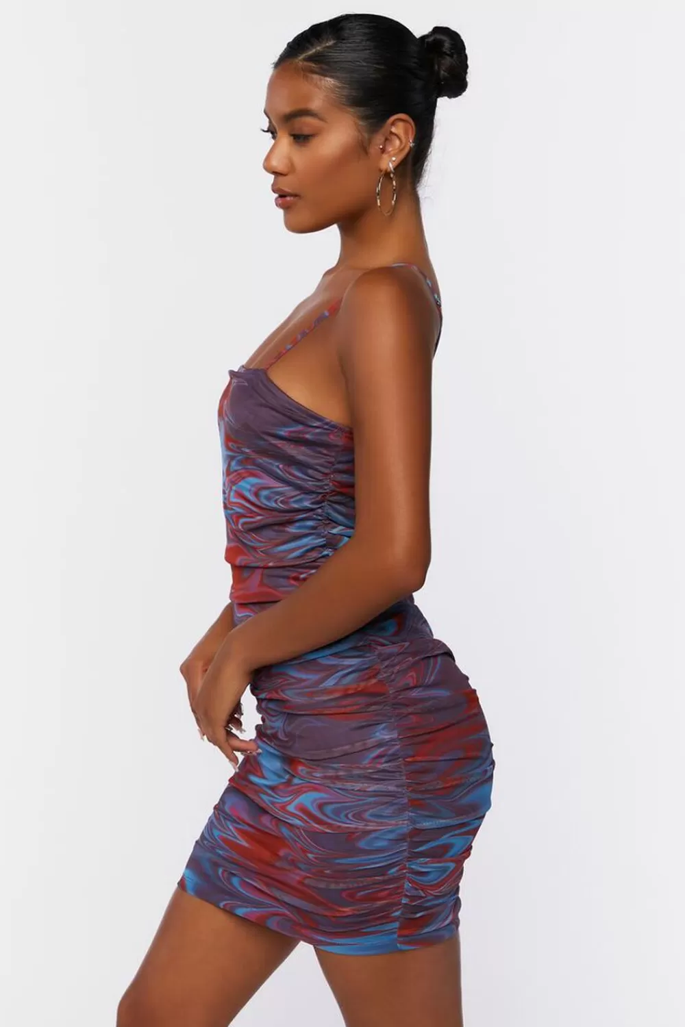 Forever 21 Abstract Print Bodycon Mini Dress | Women Dresses