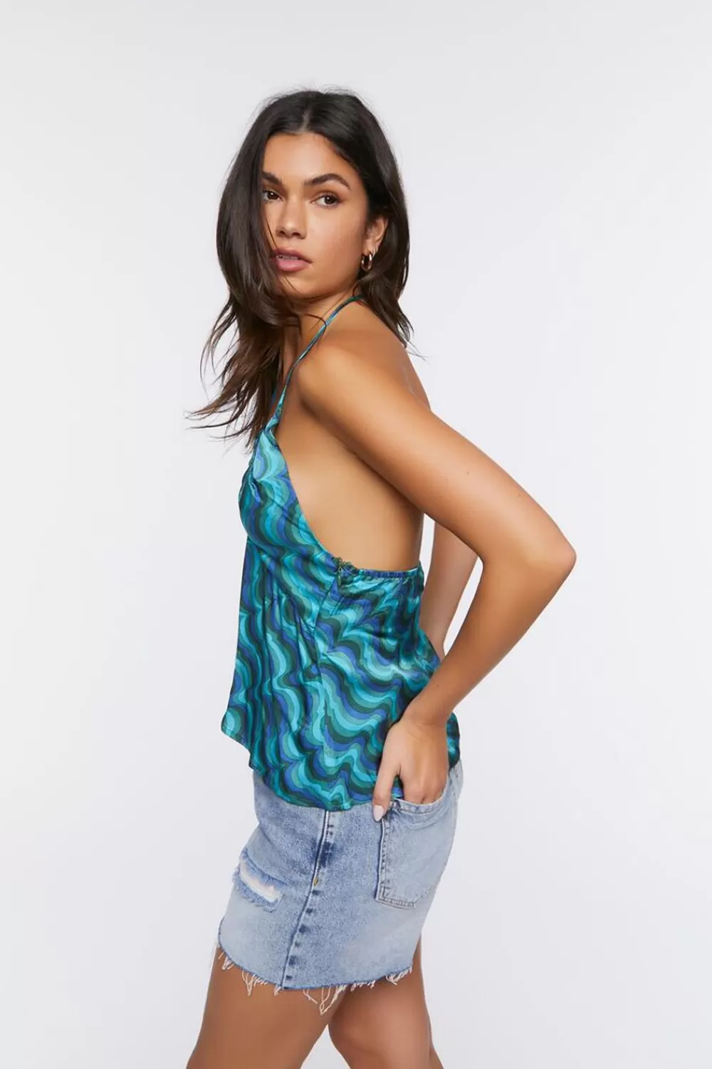 Forever 21 Abstract Print Halter Top | Women Tops