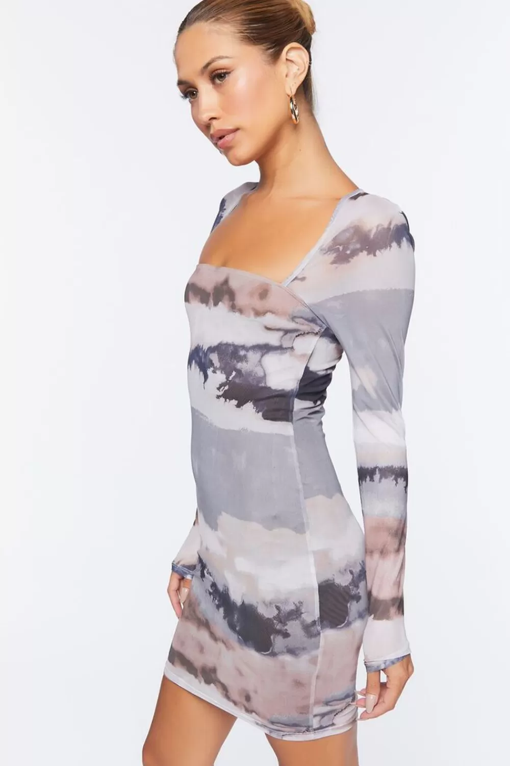 Forever 21 Abstract Print Mini Dress | Women Dresses
