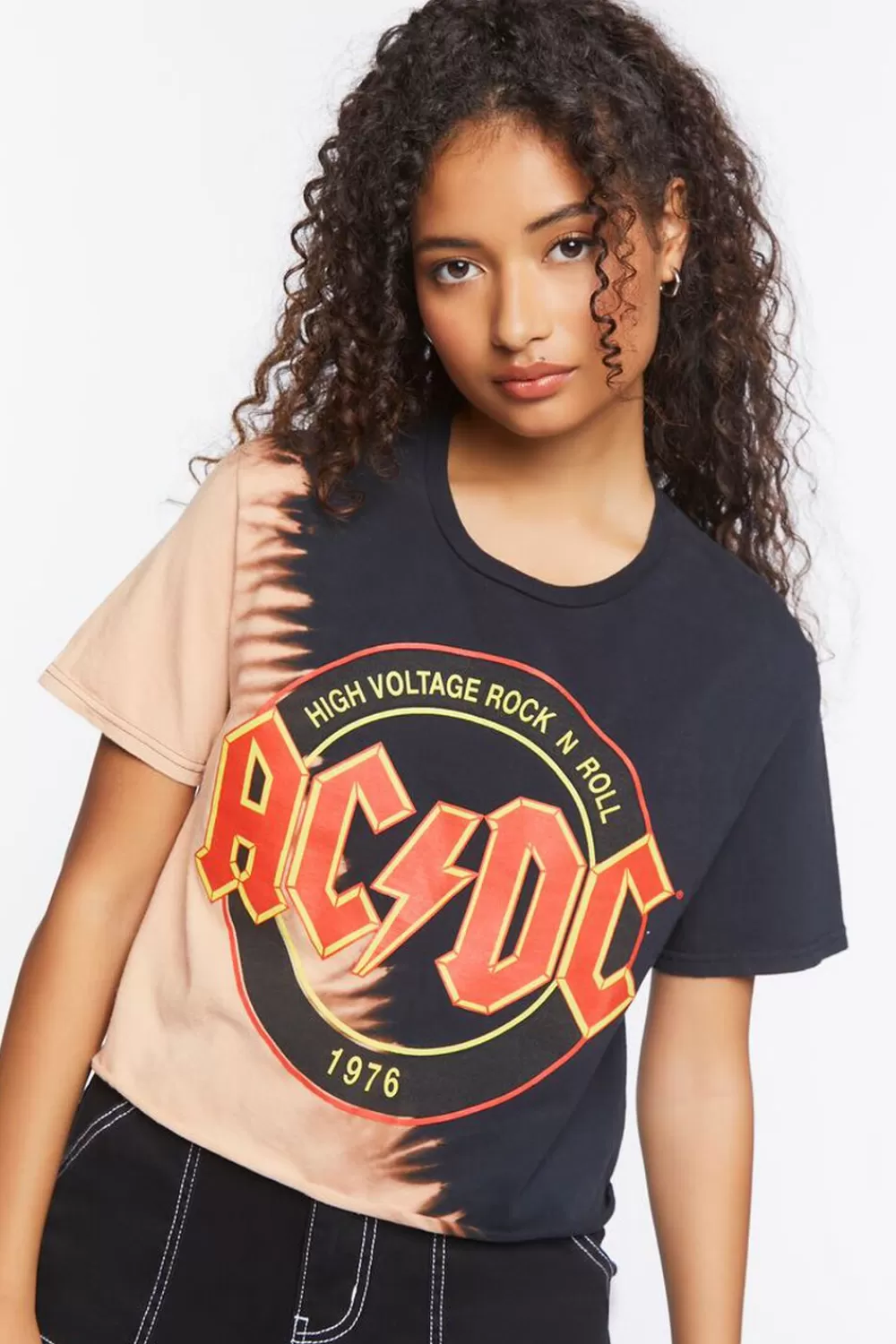 Forever 21 Acdc Graphic Cropped Tee | Women Tops