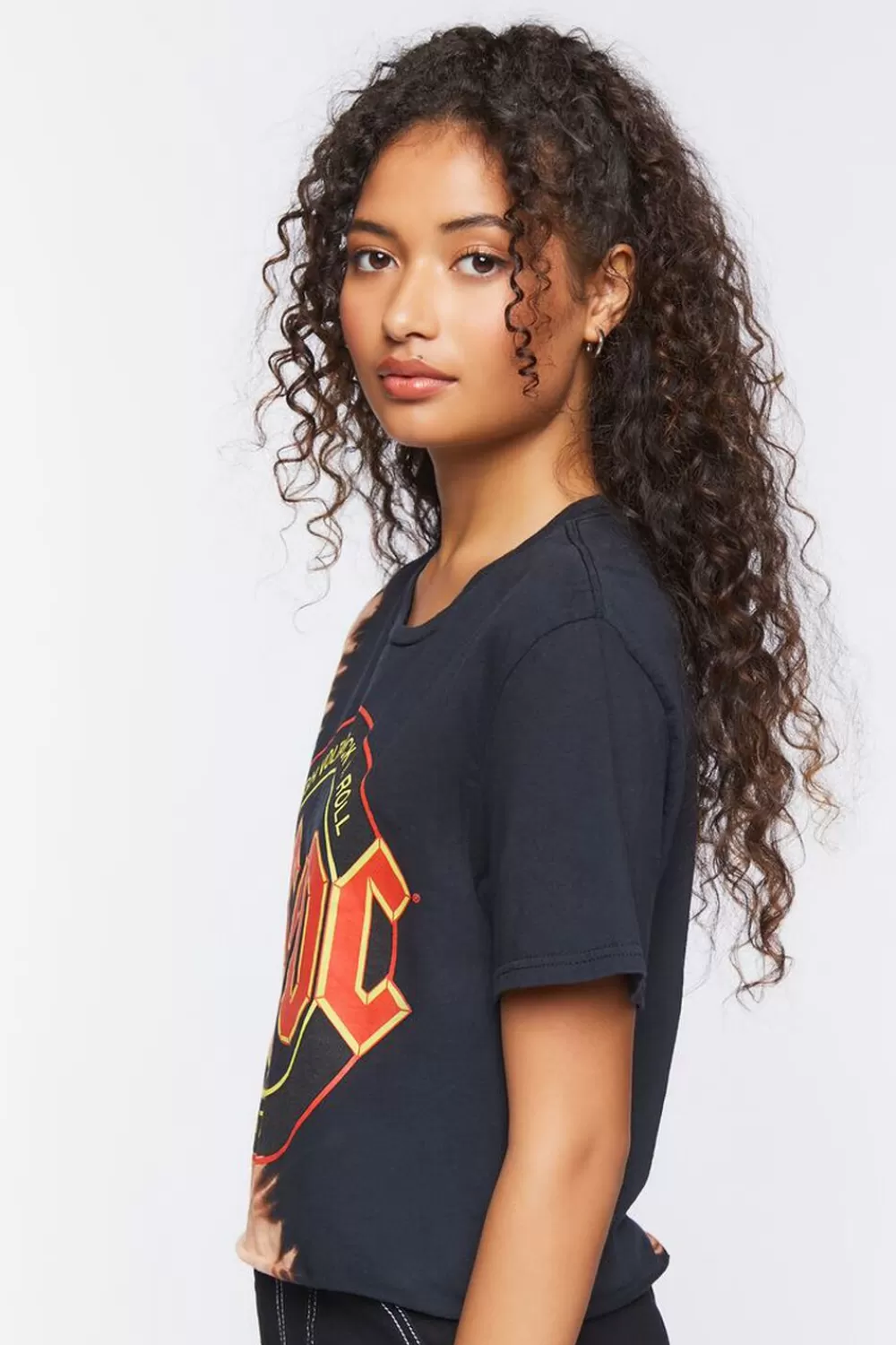 Forever 21 Acdc Graphic Cropped Tee | Women Tops
