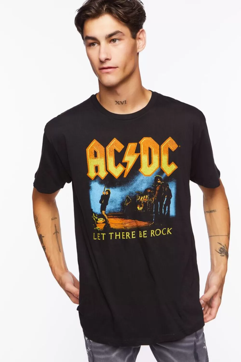 Graphic Tees>Forever 21 Acdc Graphic Tee Black/Multi