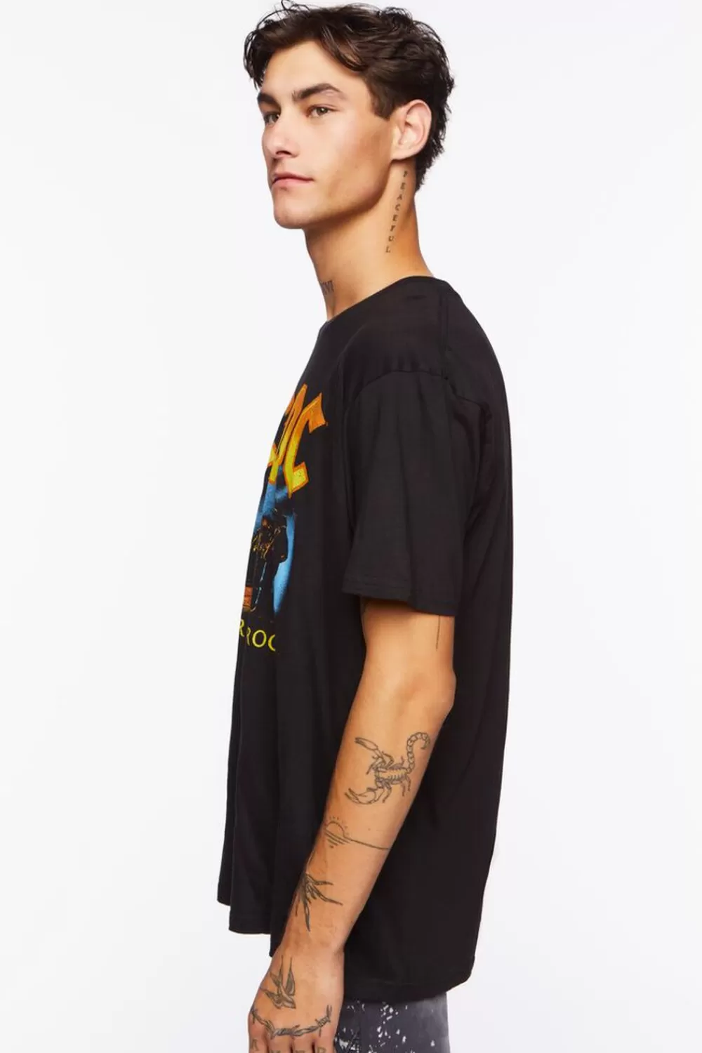 Graphic Tees>Forever 21 Acdc Graphic Tee Black/Multi