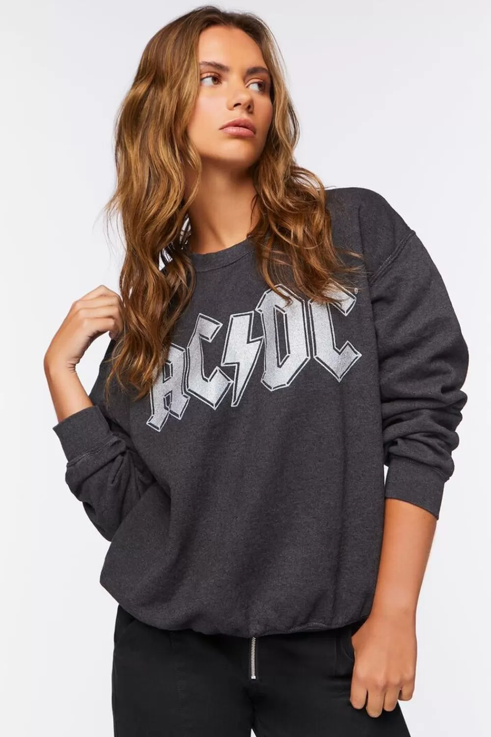 Forever 21 Acdc Tour Graphic Pullover | Women Tops