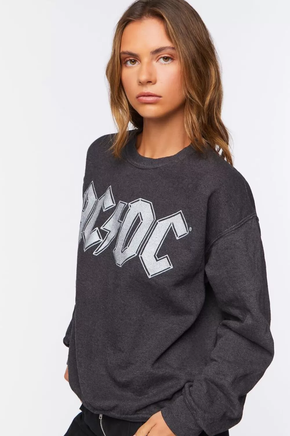 Forever 21 Acdc Tour Graphic Pullover | Women Tops