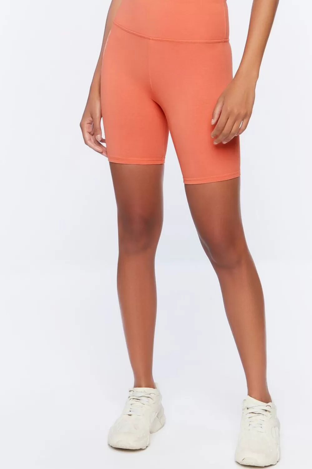 Bottoms>Forever 21 Active Biker Shorts Powder Pink
