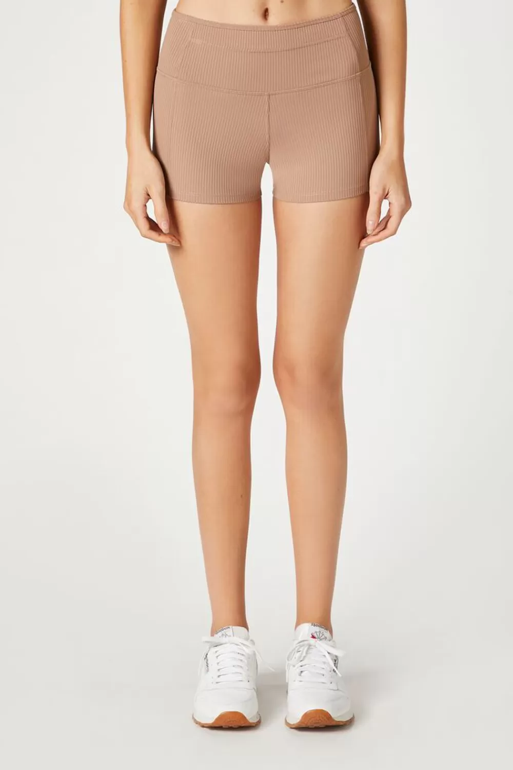 Matching Sets>Forever 21 Active Biker Shorts Ash Brown