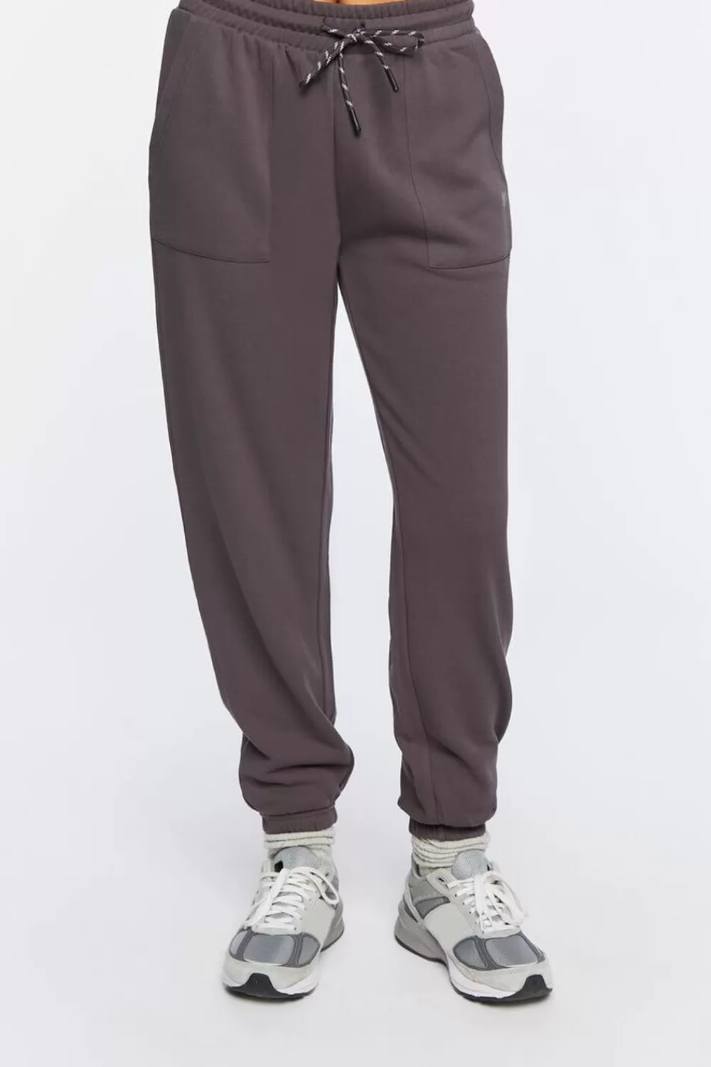 Activewear>Forever 21 Active French Terry Joggers Charcoal