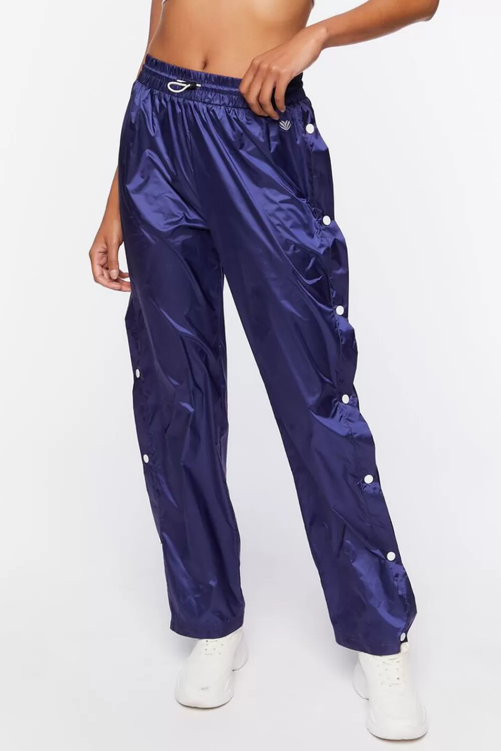 Activewear>Forever 21 Active Tearaway Pants Navy