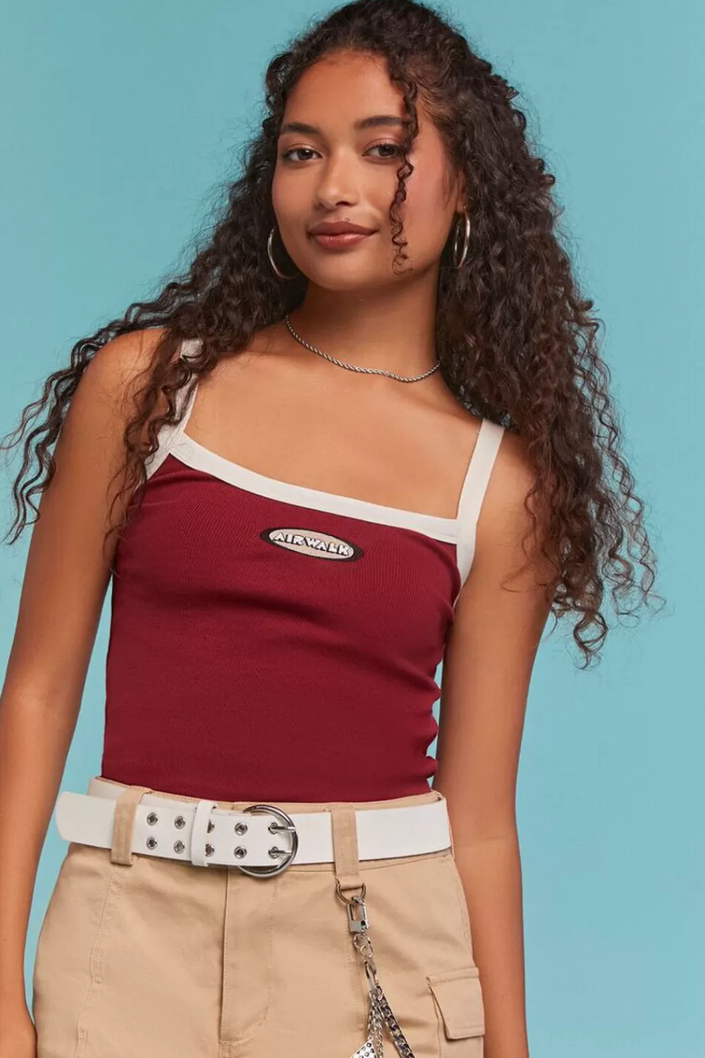 Forever 21 Airwalk Embroidered Graphic Cami | Women Tops