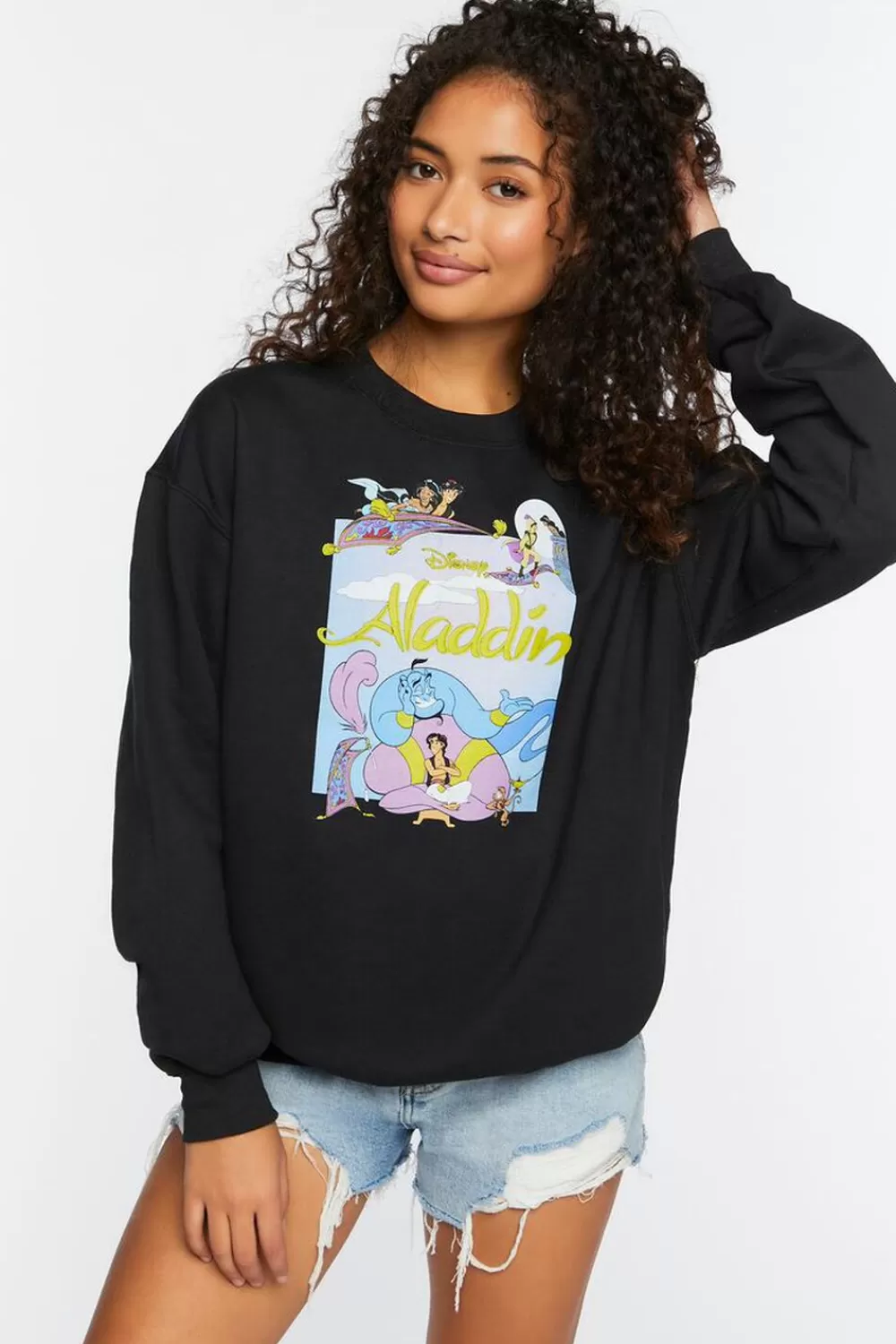 Forever 21 Aladdin Graphic Pullover | Women Tops