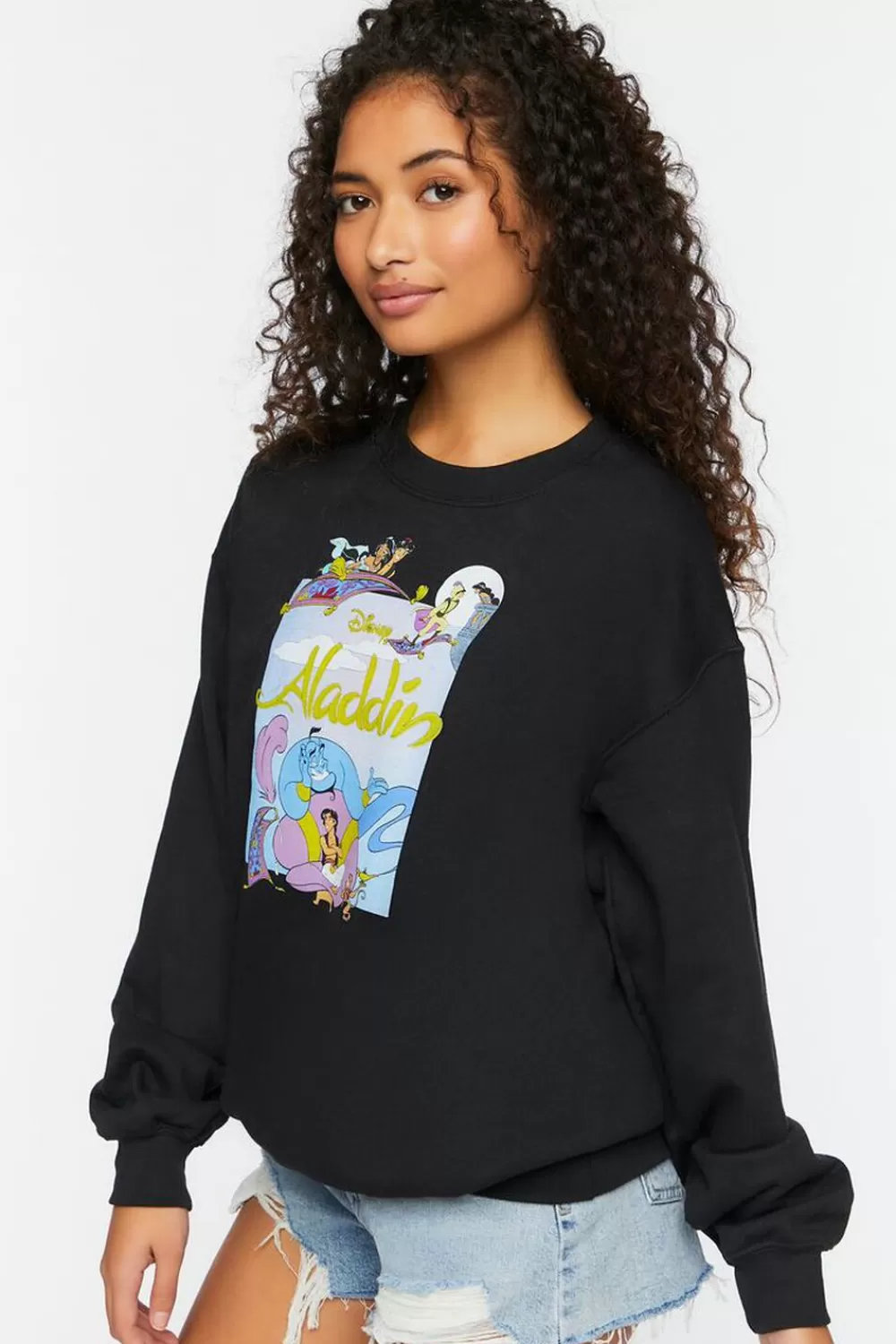 Forever 21 Aladdin Graphic Pullover | Women Tops