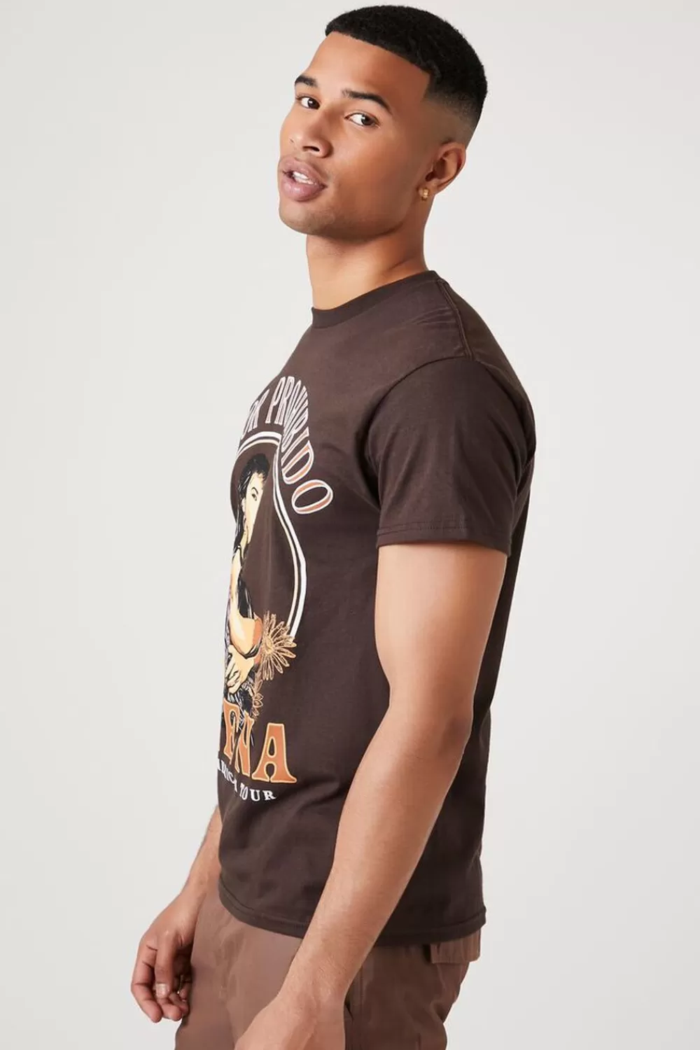 Graphic Tees>Forever 21 Amor Prohibido Selena Graphic Tee Cocoa/Multi