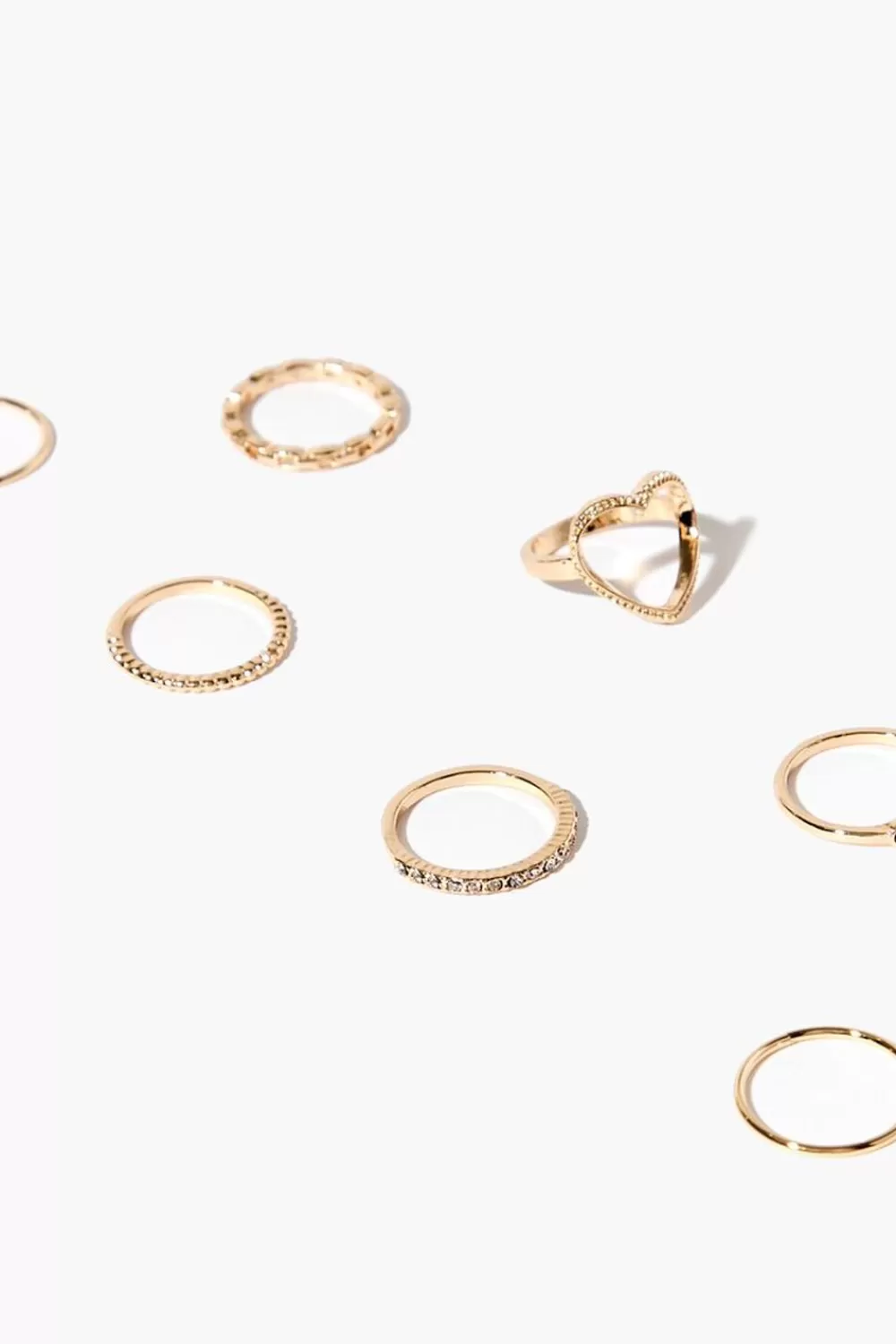 Rings>Forever 21 Assorted Ring Set Gold