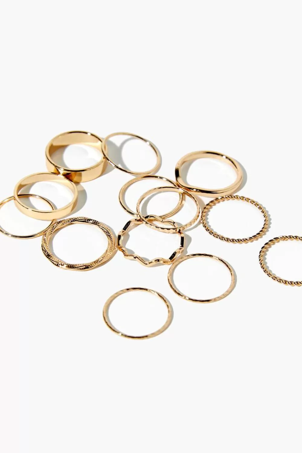 Rings>Forever 21 Assorted Ring Set Gold