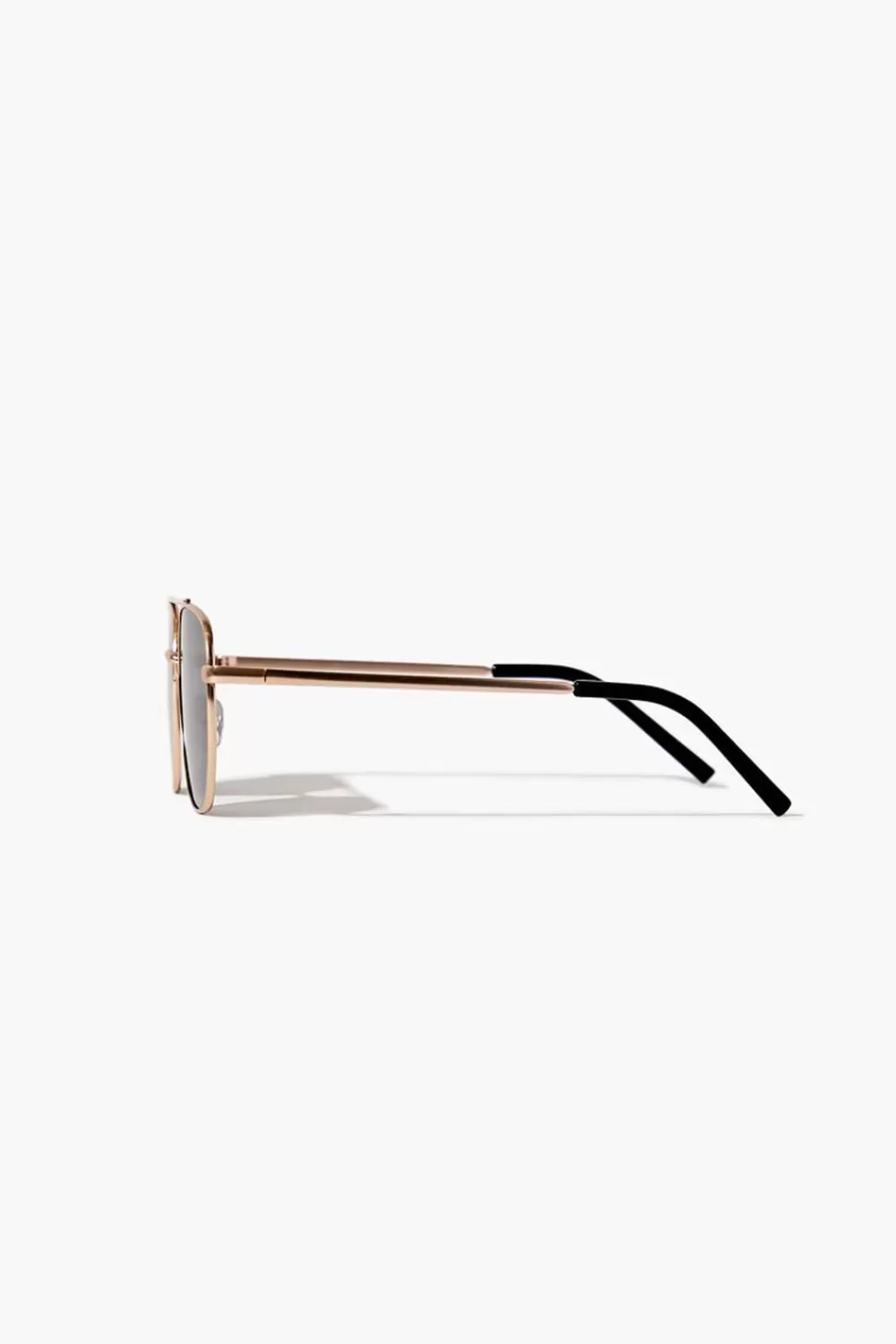 Sunglasses + Readers>Forever 21 Aviator Frame Sunglasses Gold