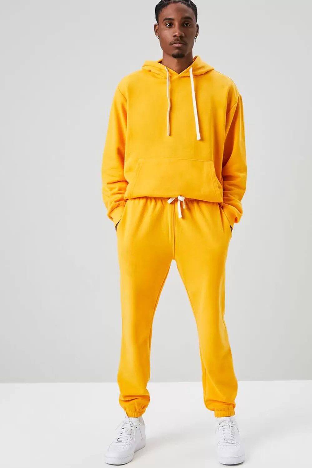 Bottoms>Forever 21 Basic Drawstring Joggers Orange