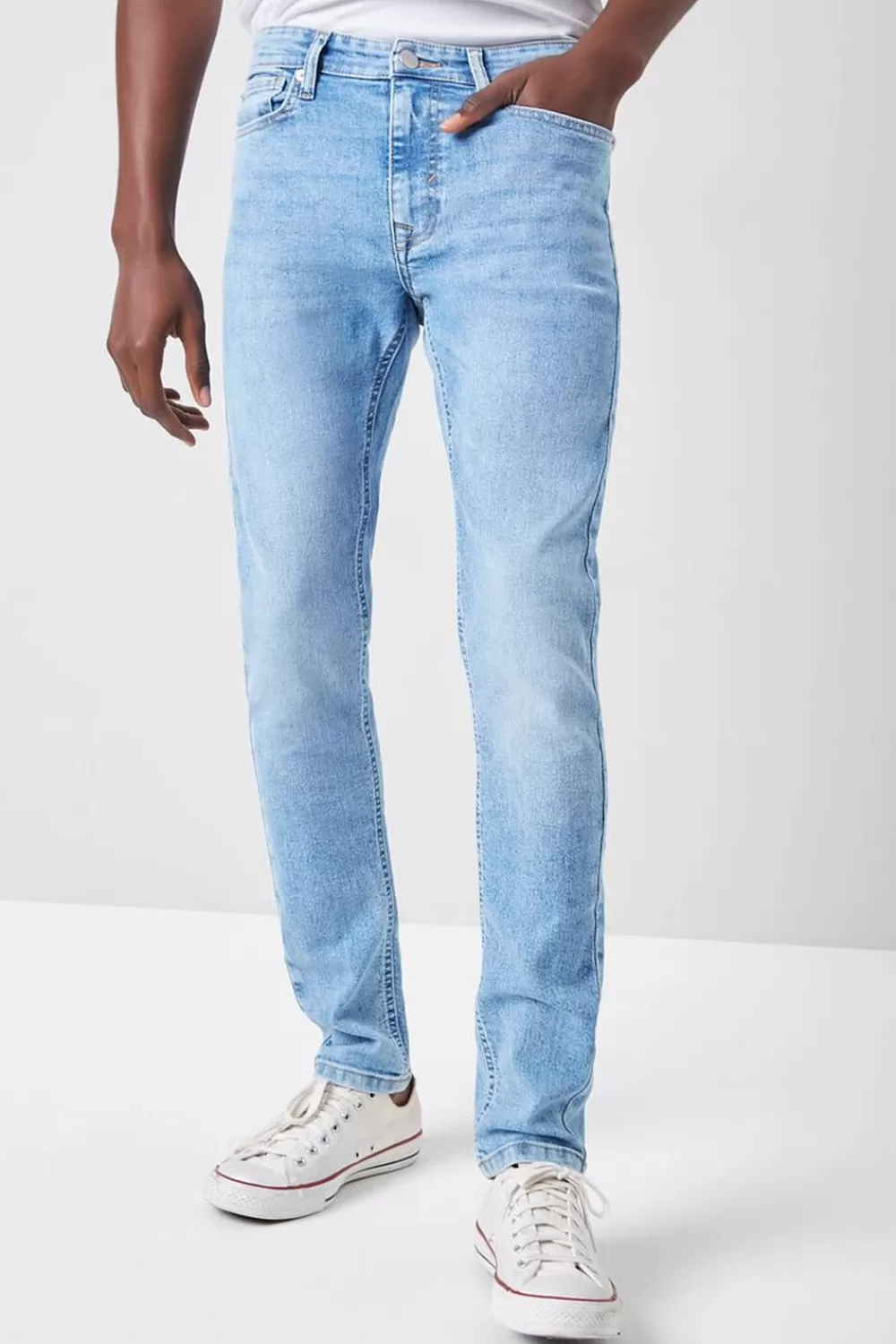 Jeans + Denim>Forever 21 Basic Skinny Jeans Medium Denim