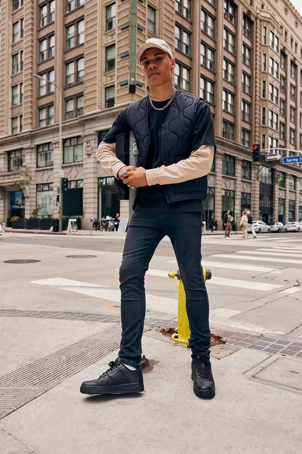 Jeans + Denim>Forever 21 Basic Slim-Fit Jeans Black