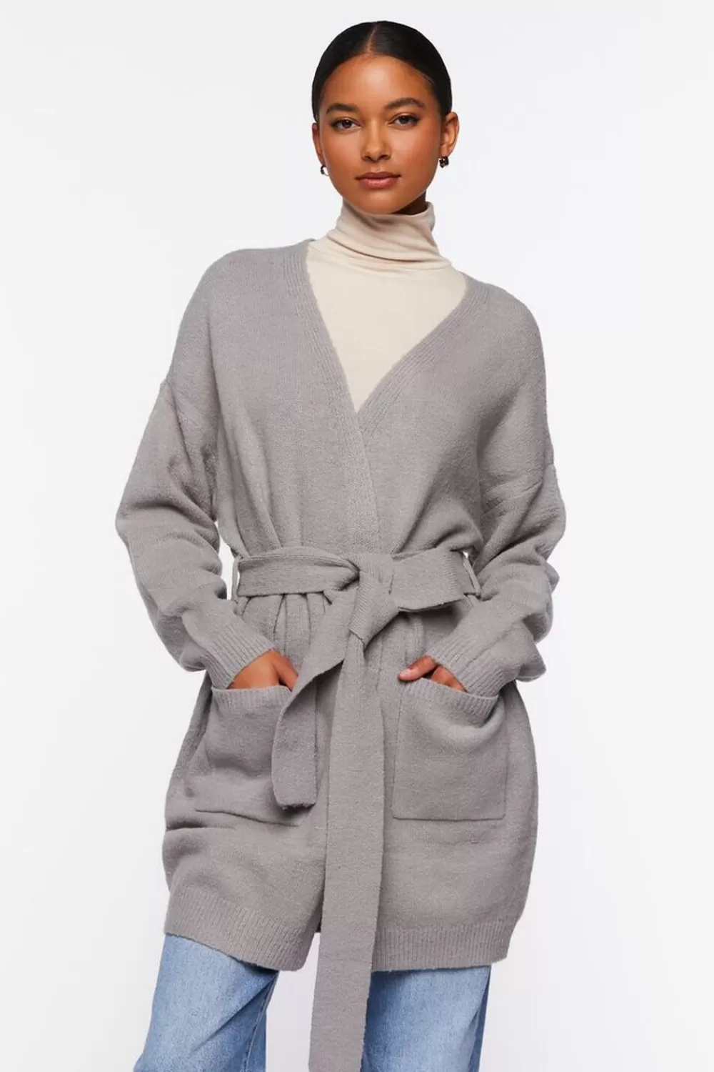 Forever 21 Belted Longline Cardigan Sweater | Women Tops