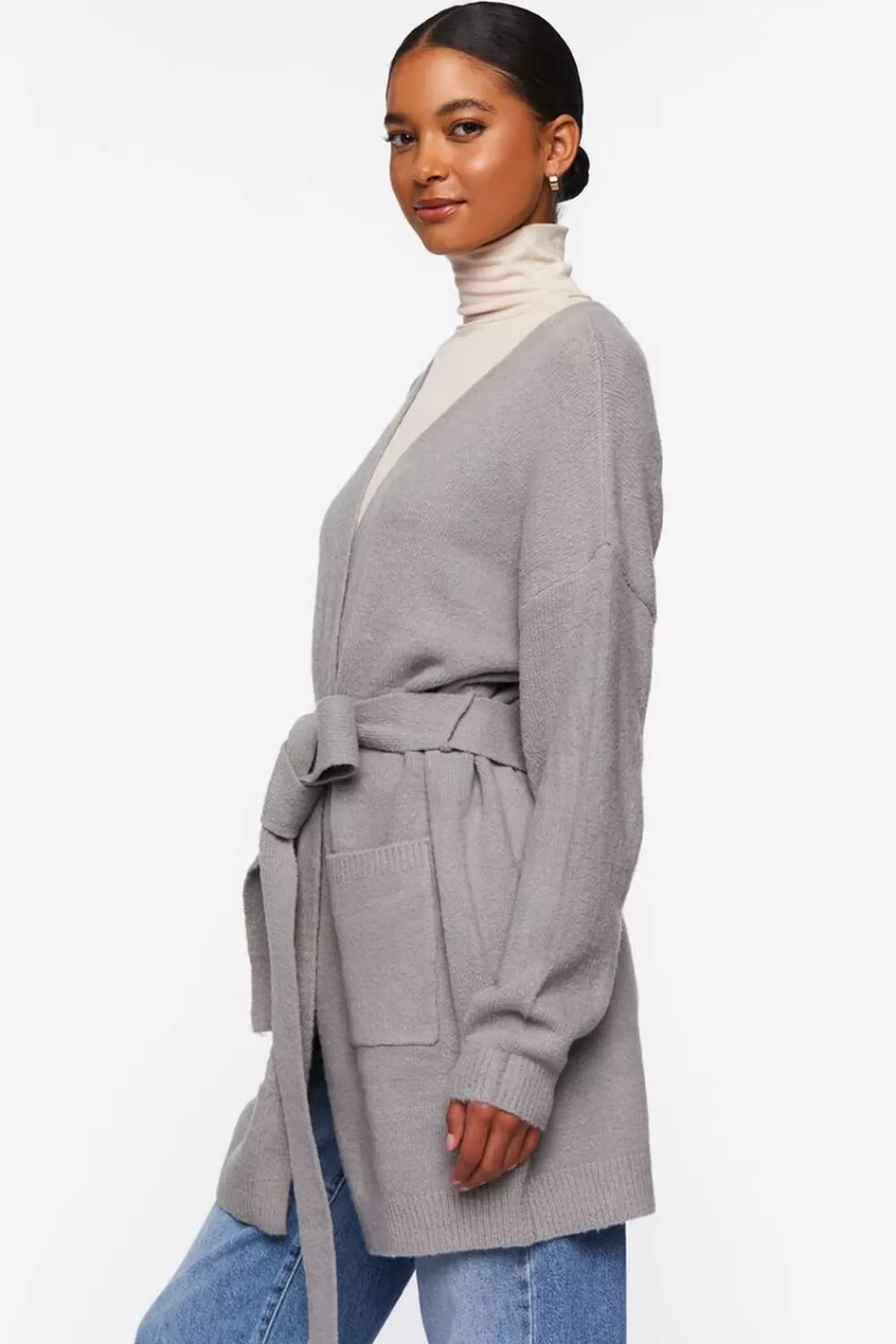Forever 21 Belted Longline Cardigan Sweater | Women Tops
