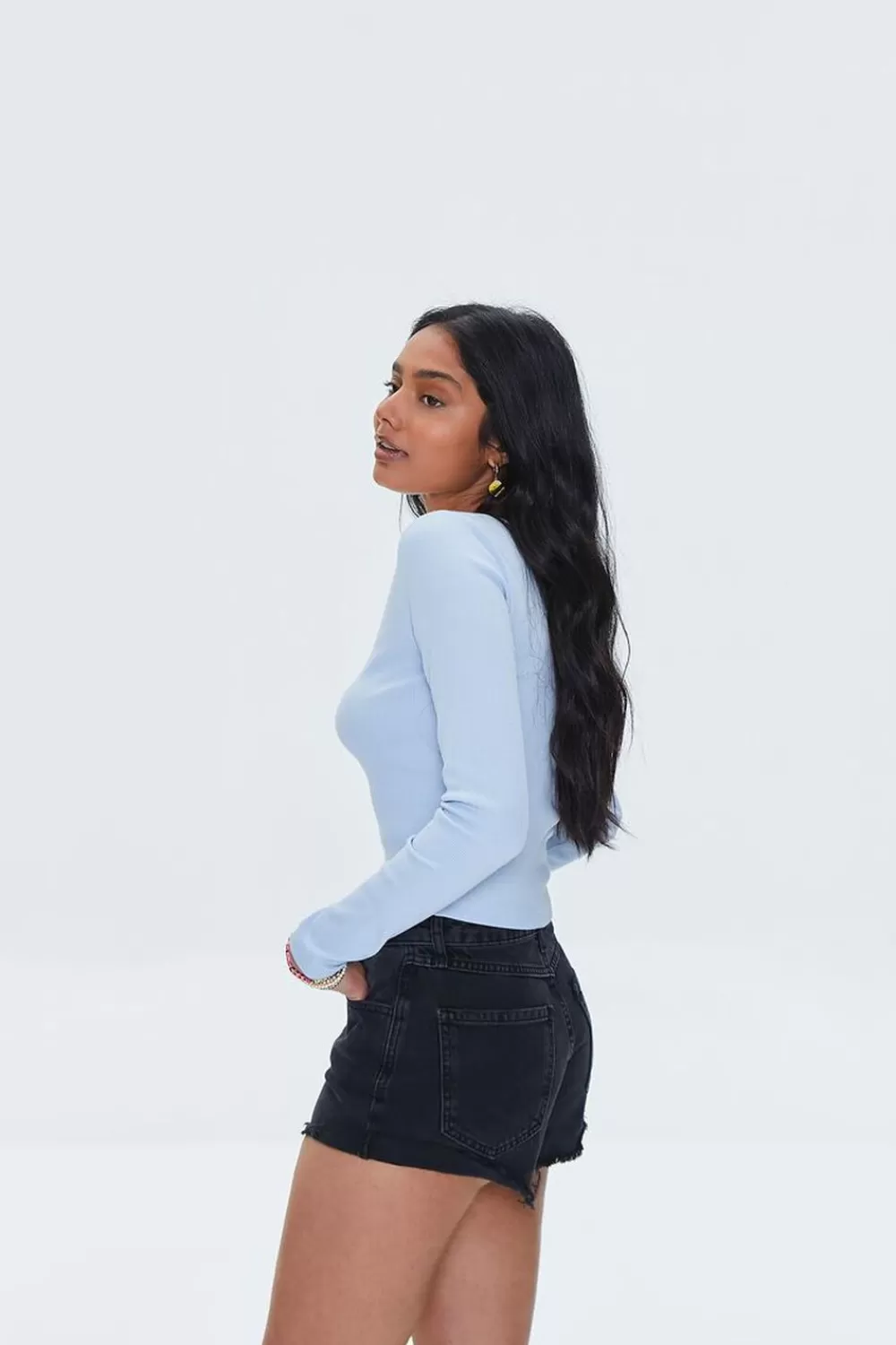 Forever 21 Beverly Hills Graphic Ribbed Tee | Women Tops