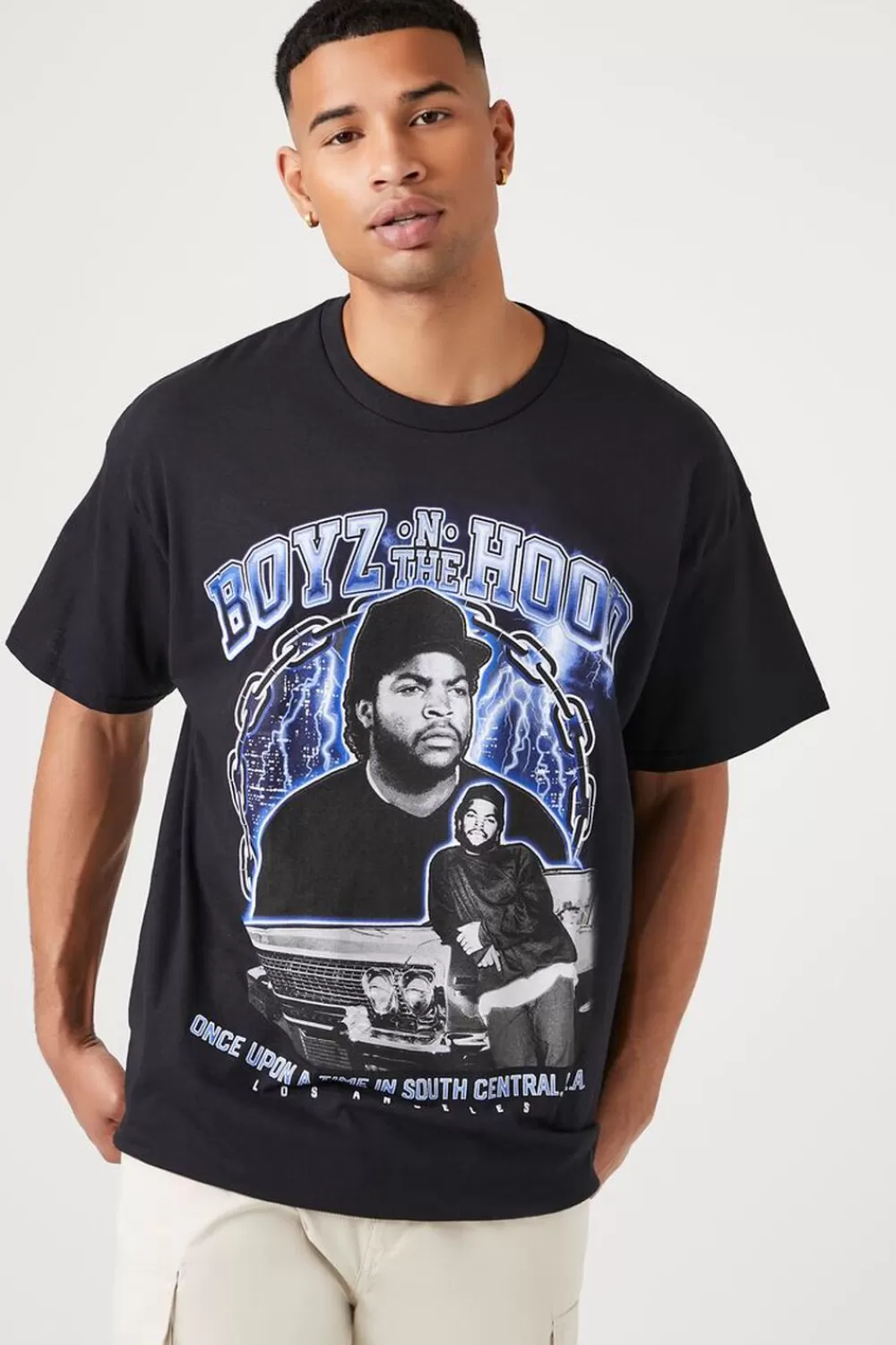 Graphic Tees>Forever 21 Boyz N The Hood Graphic Tee Black/Multi