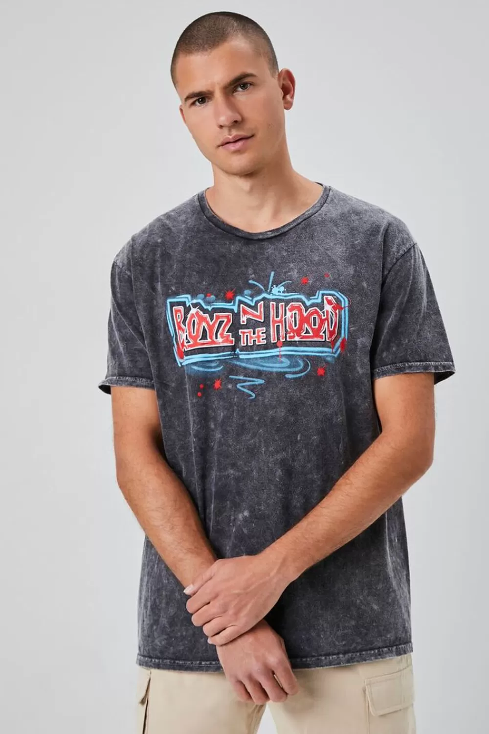 Graphic Tees>Forever 21 Boyz N The Hood Graphic Tee Black/Multi