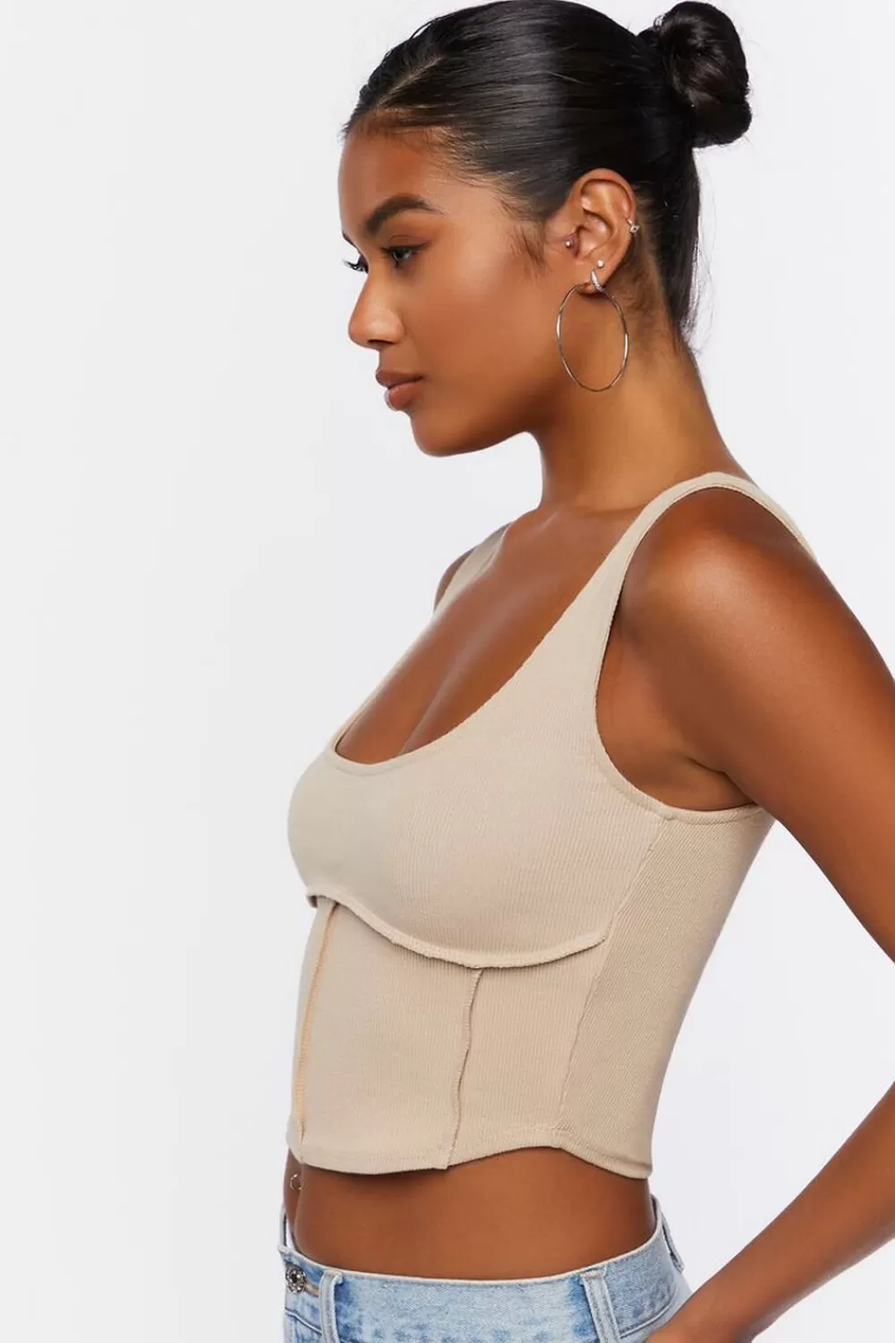 Forever 21 Bustier Crop Top | Women Tops