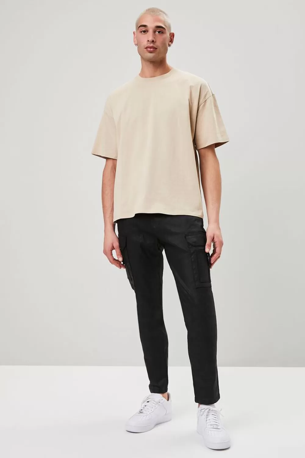 Jeans + Denim>Forever 21 Cargo Skinny Jeans Black