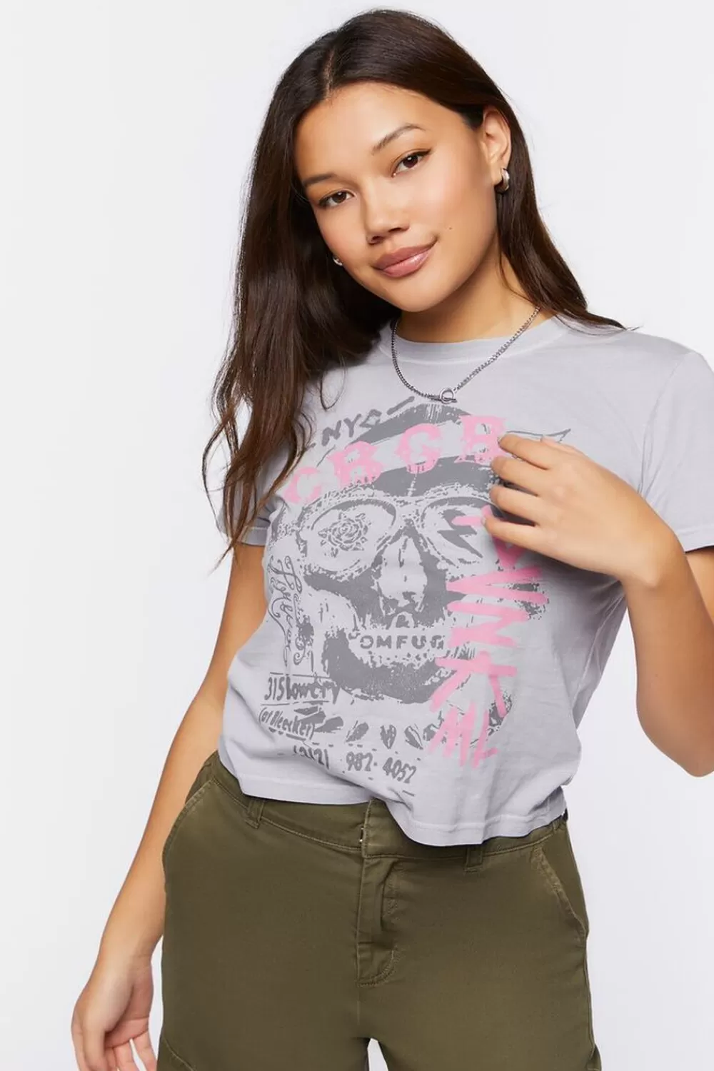 Forever 21 Cbgb Graphic Baby Tee | Women Tops