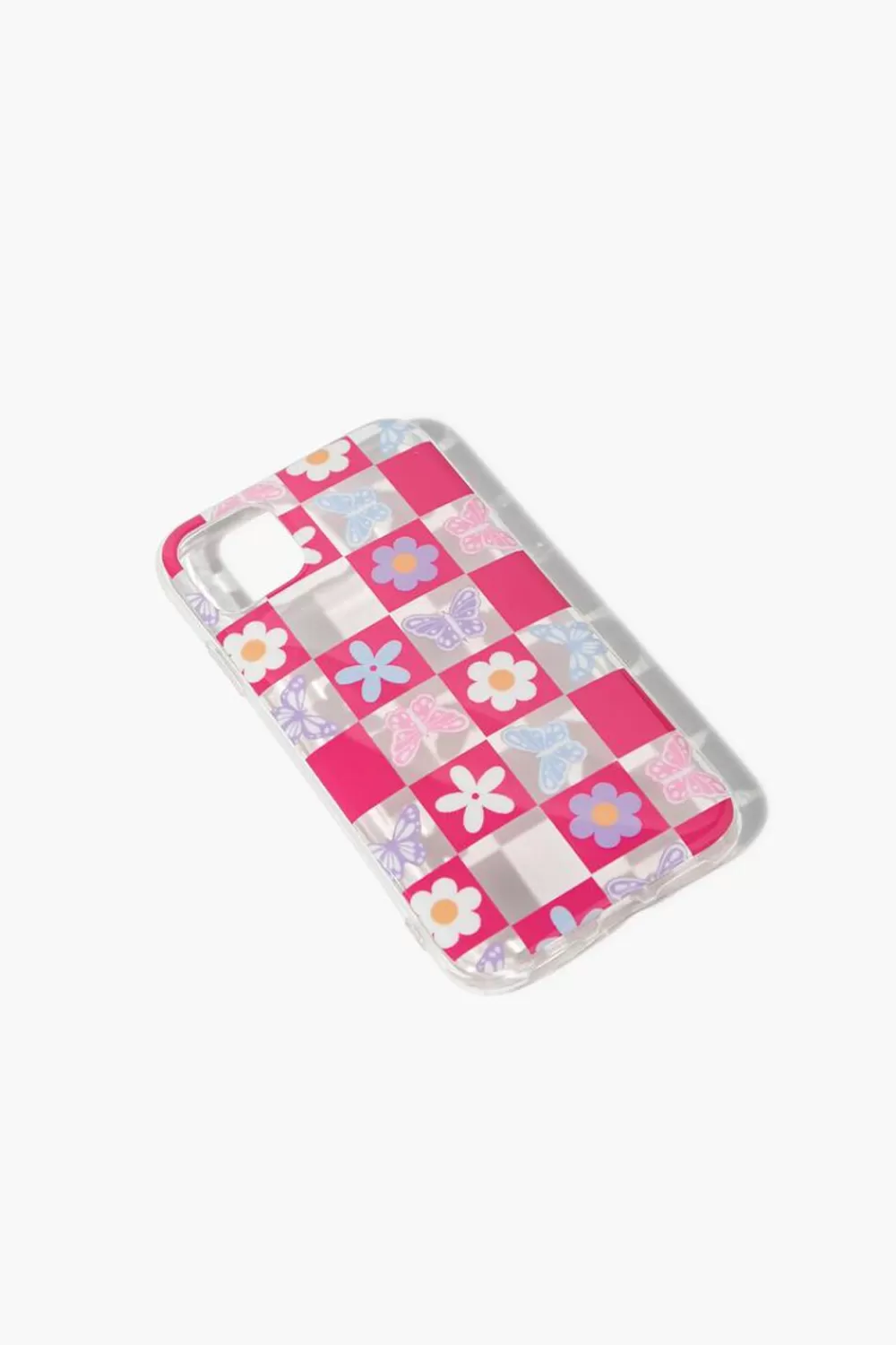 Electronics + Accessories>Forever 21 Checkered Phone Case For Iphone 11 Pink/Multi