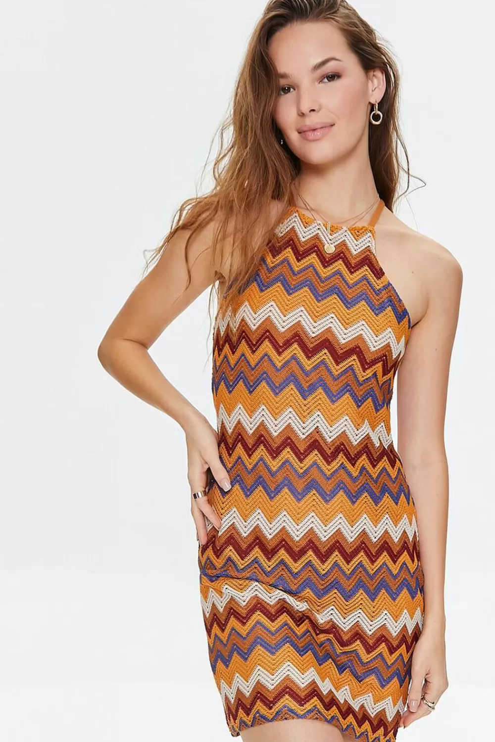 Forever 21 Chevron Mini Cami Dress | Women Dresses