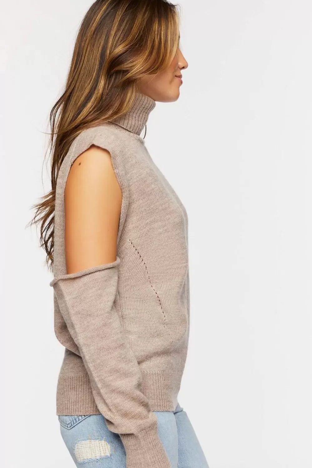 Forever 21 Convertible Open-Shoulder Sweater | Women Tops