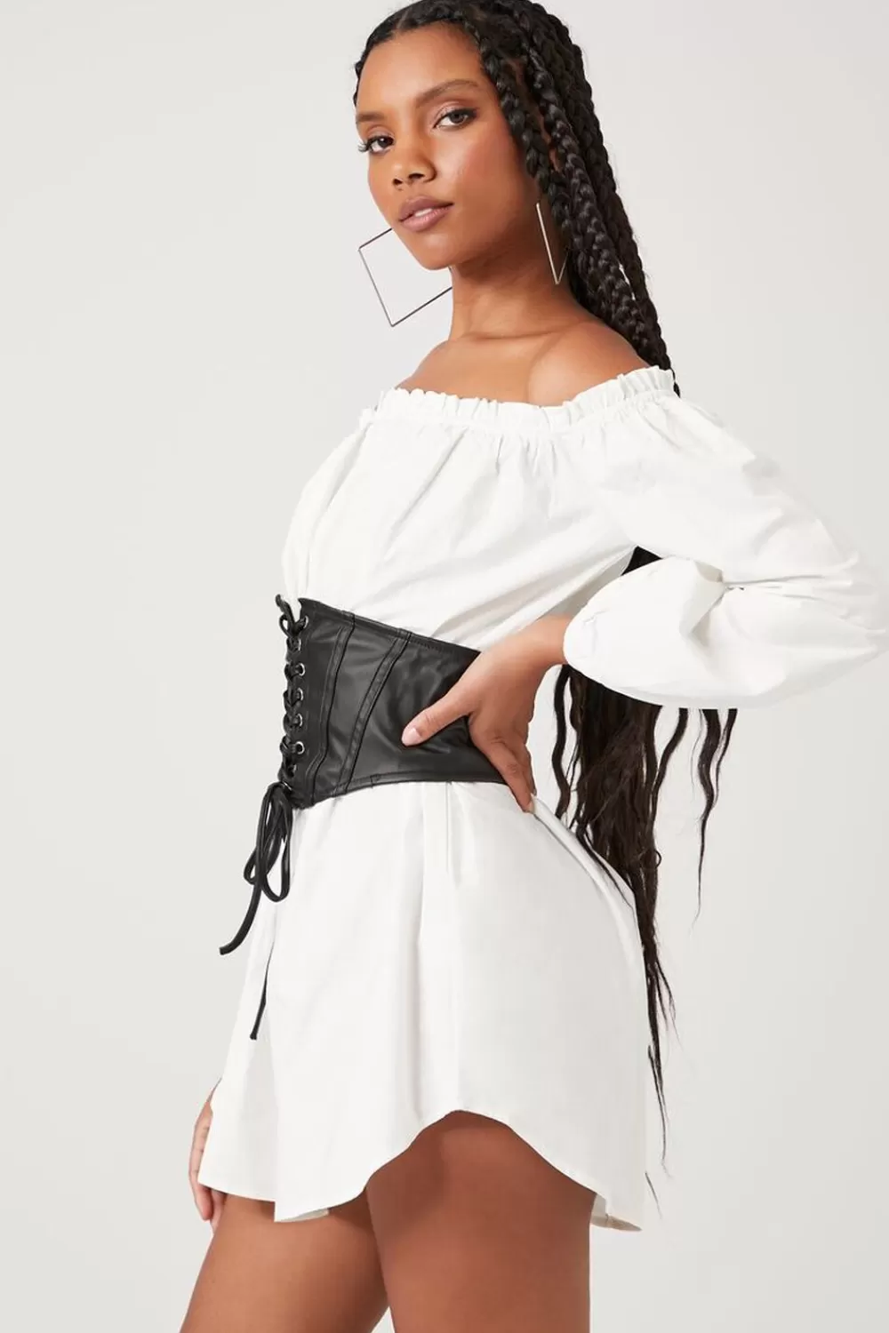Forever 21 Corset Off-The-Shoulder Dress | Women Dresses