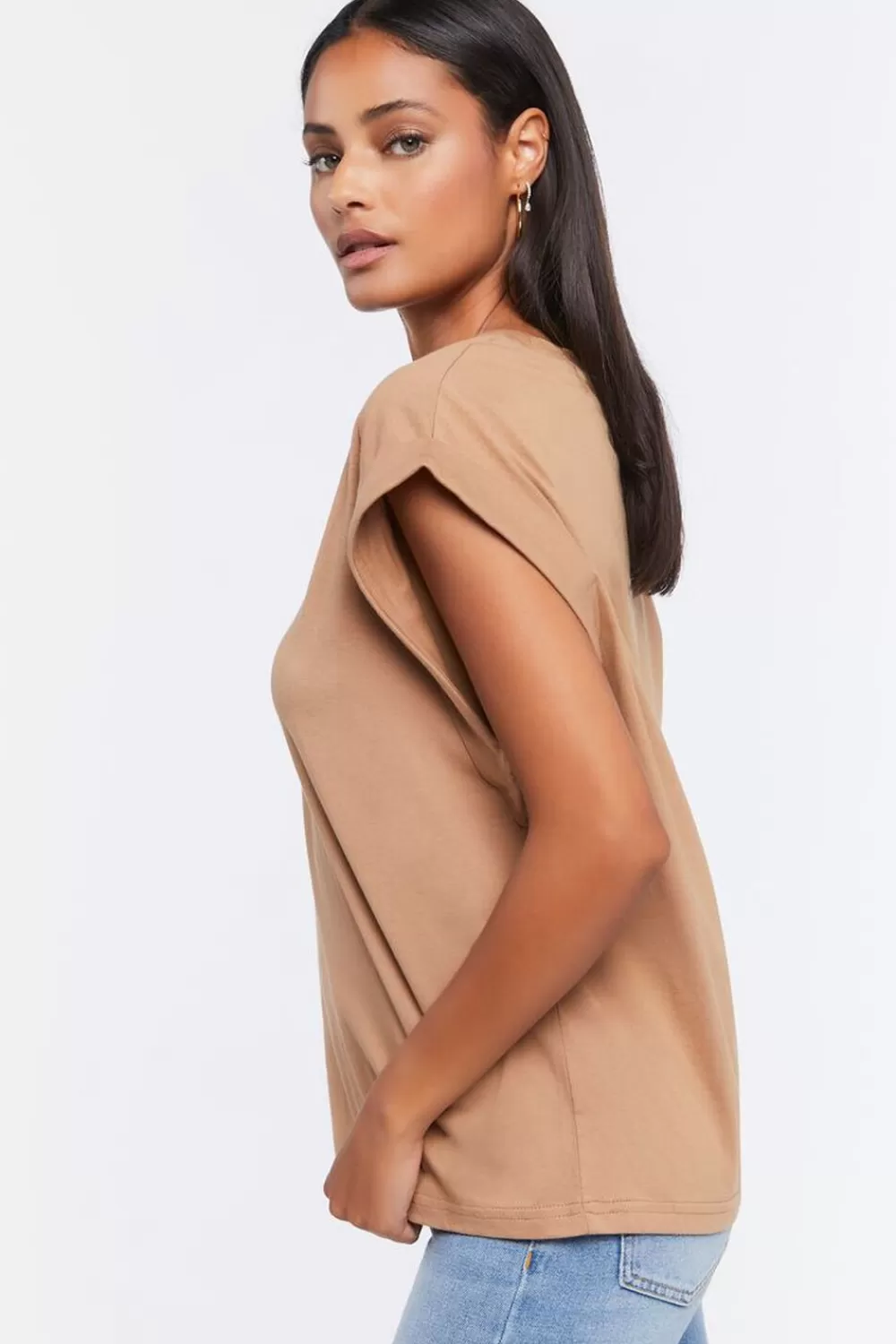 Forever 21 Cotton Muscle Tee | Women Tops