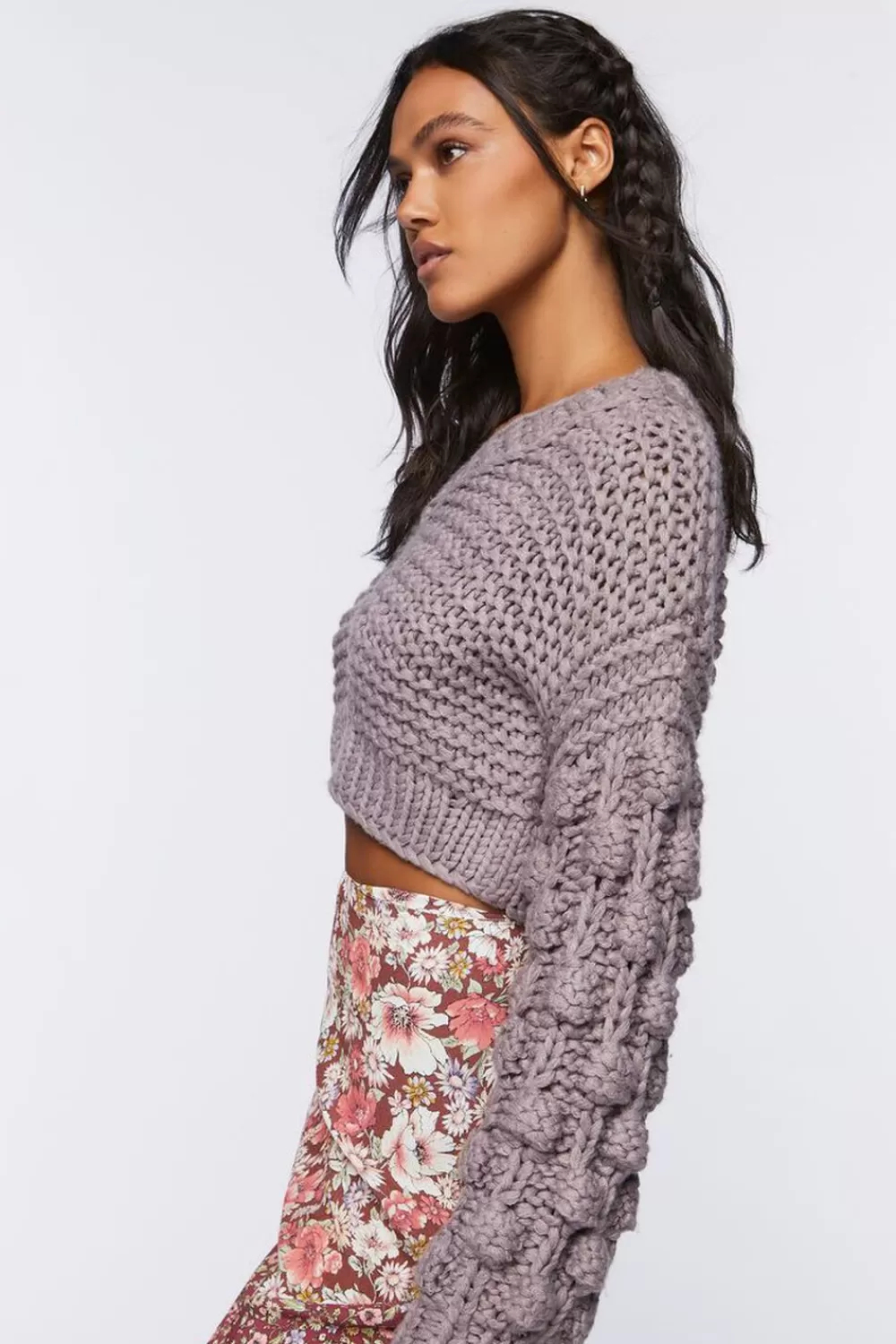 Forever 21 Cropped Chunky Knit Sweater | Women Tops