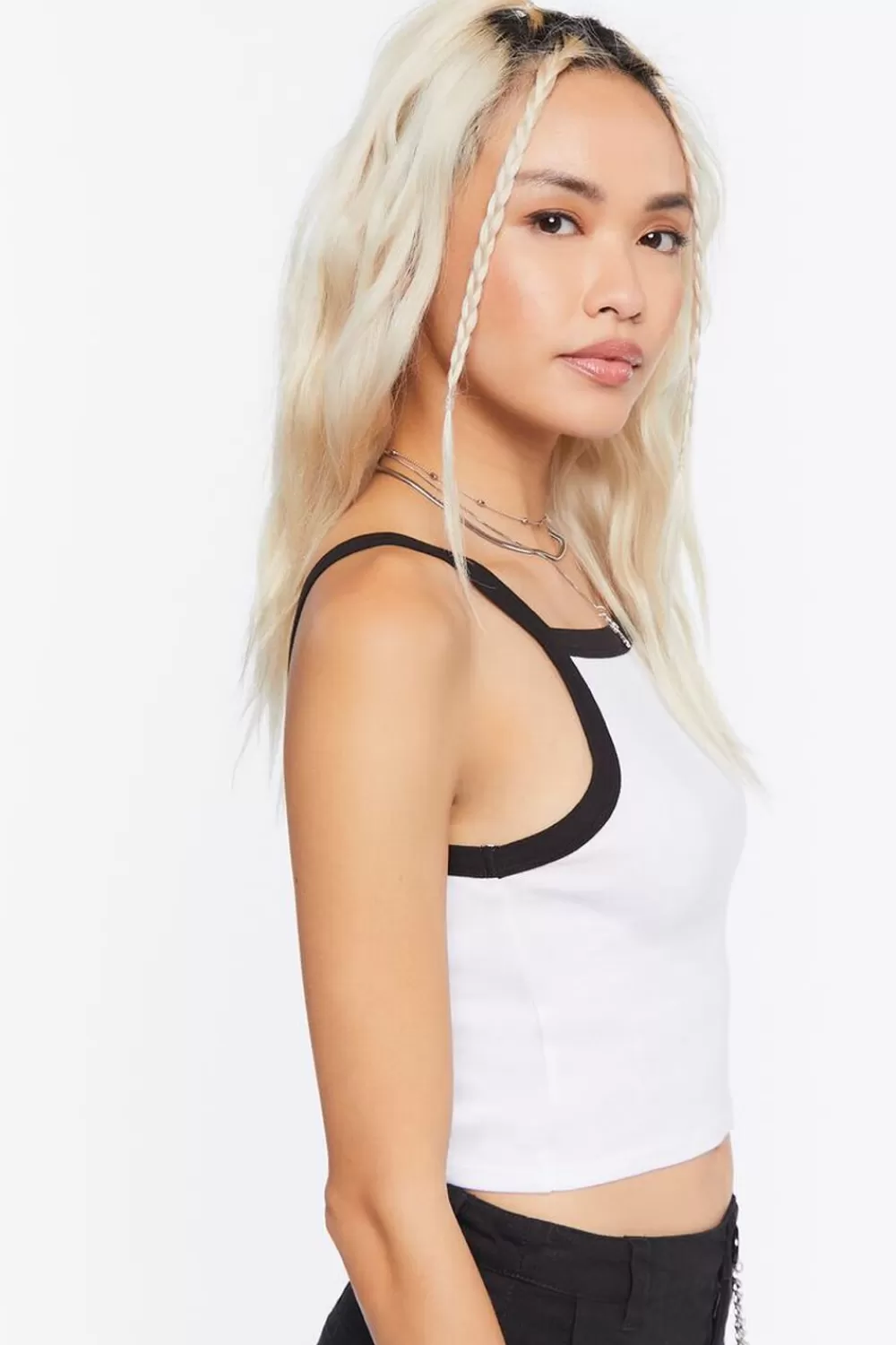 Forever 21 Cropped Ringer Cami | Women Tops