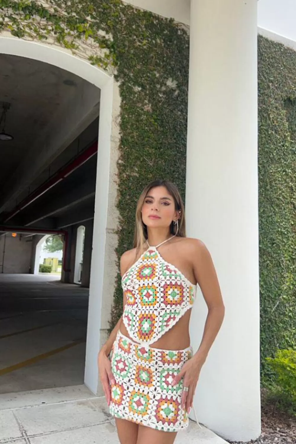 Forever 21 Cutout Crochet Mini Dress | Women Dresses