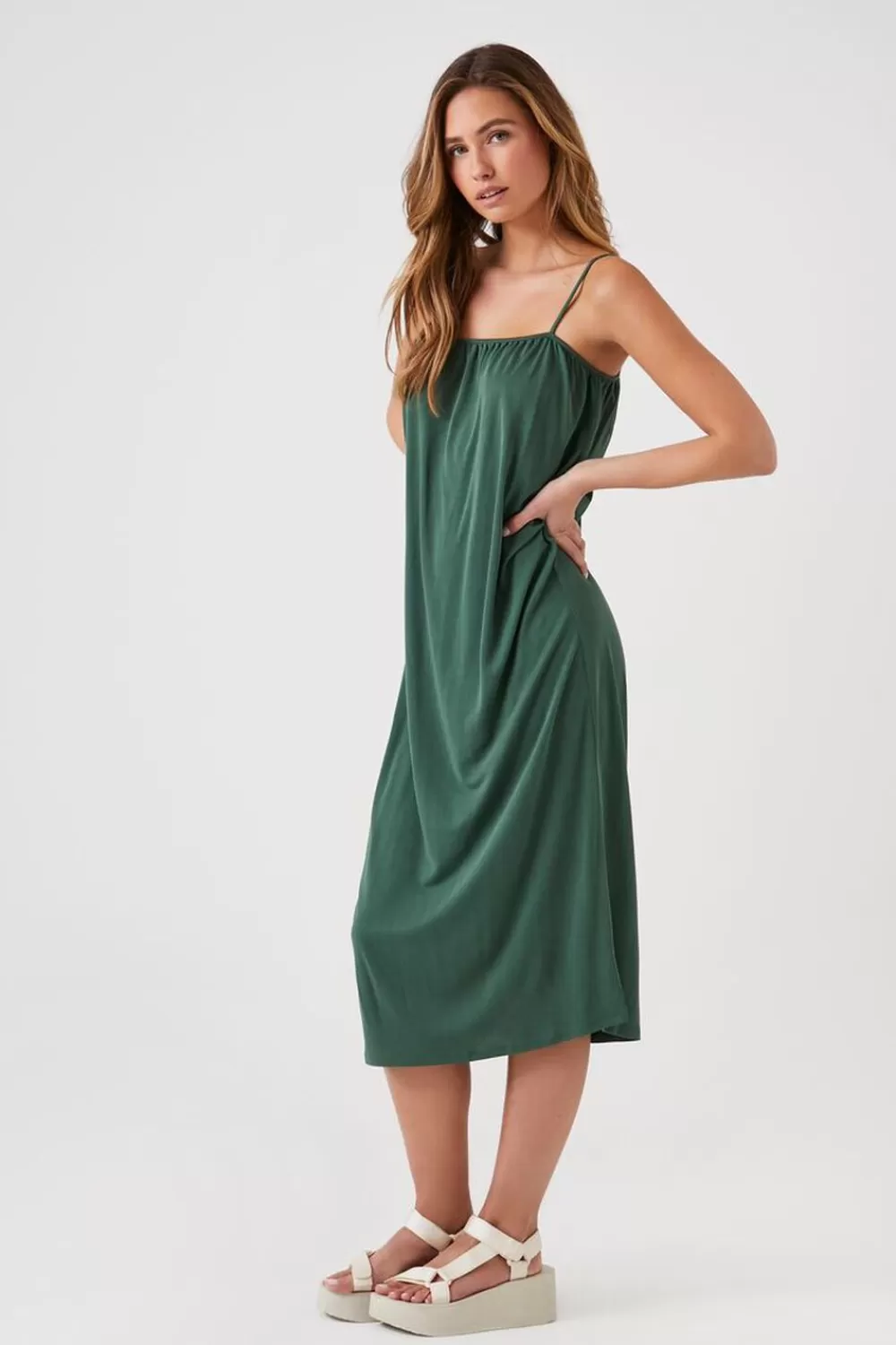 Forever 21 Cutout Midi Cami Dress | Women Dresses
