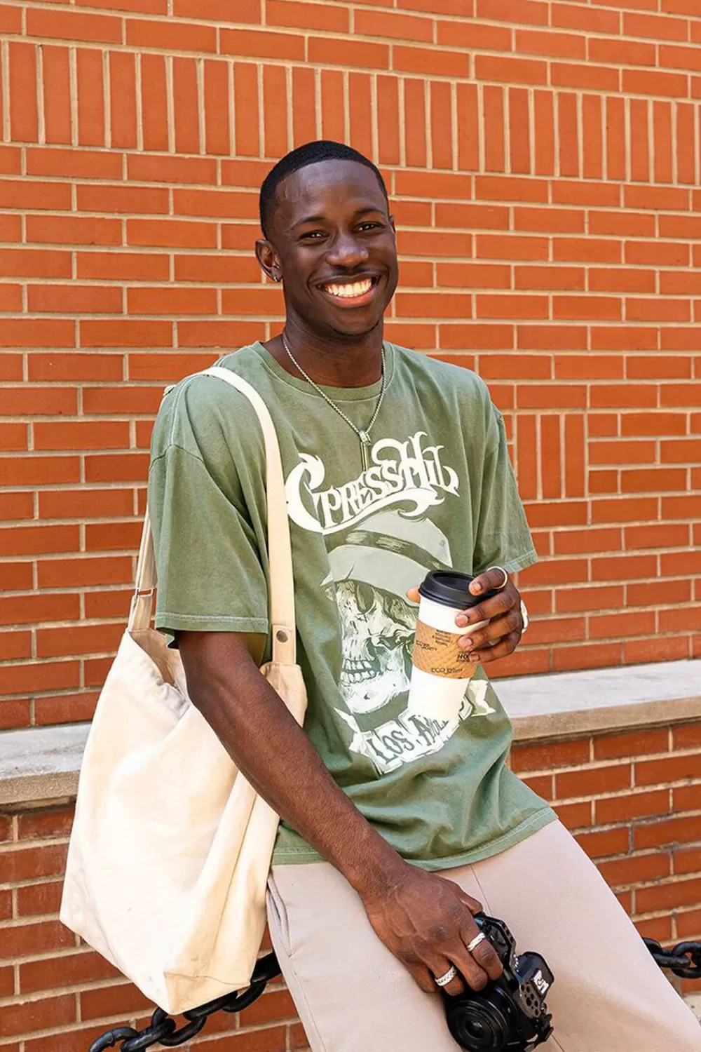 Graphic Tees>Forever 21 Cypress Hill Graphic Tee Olive/Multi
