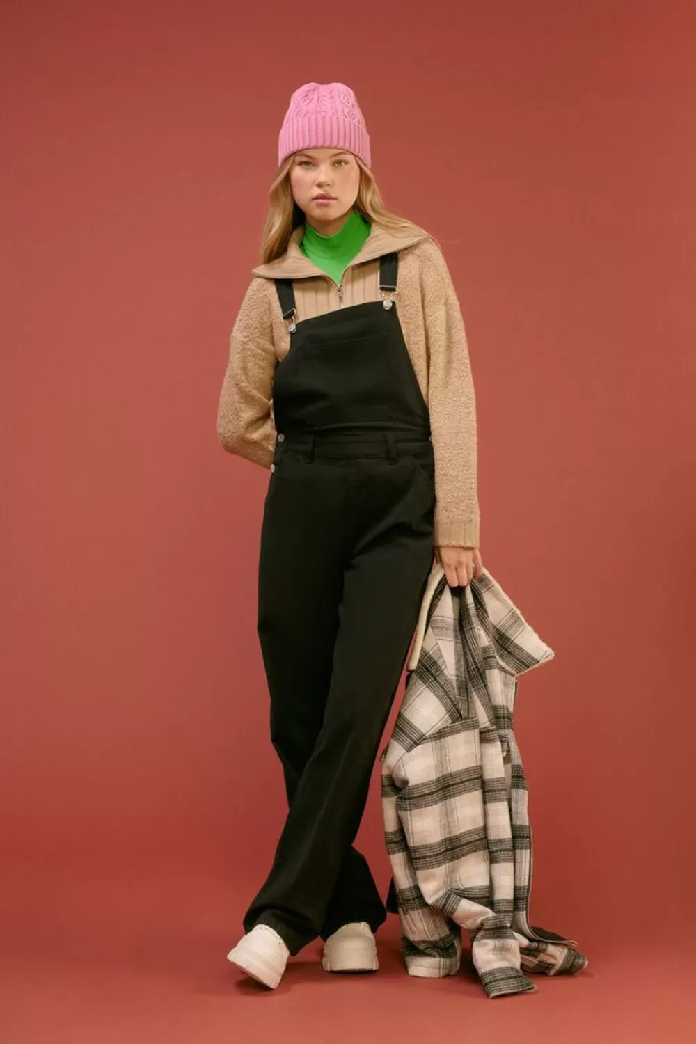 Rompers + Jumpsuits>Forever 21 Denim Straight-Leg Overalls Black
