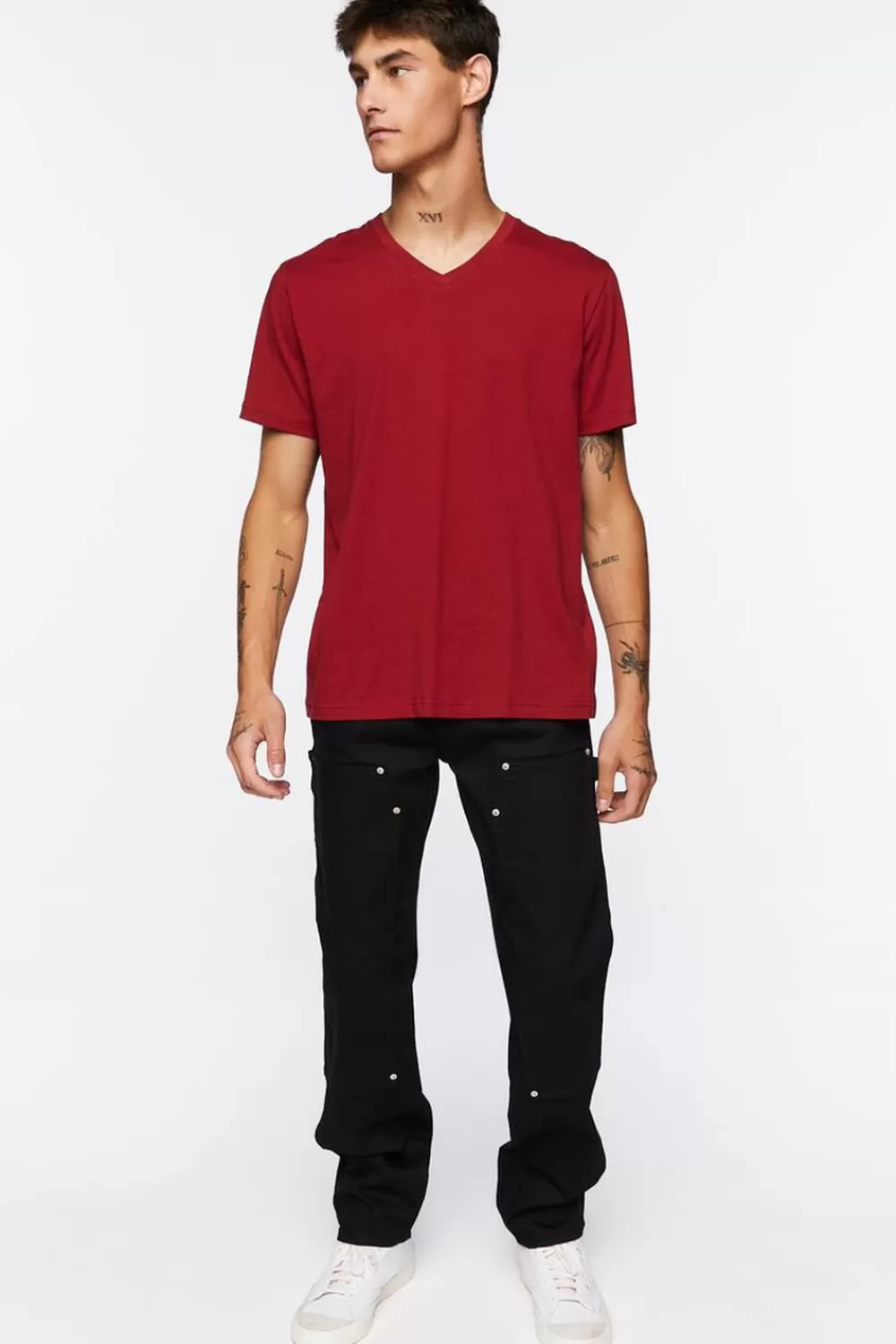 Jeans + Denim>Forever 21 Denim Utility Pants Black