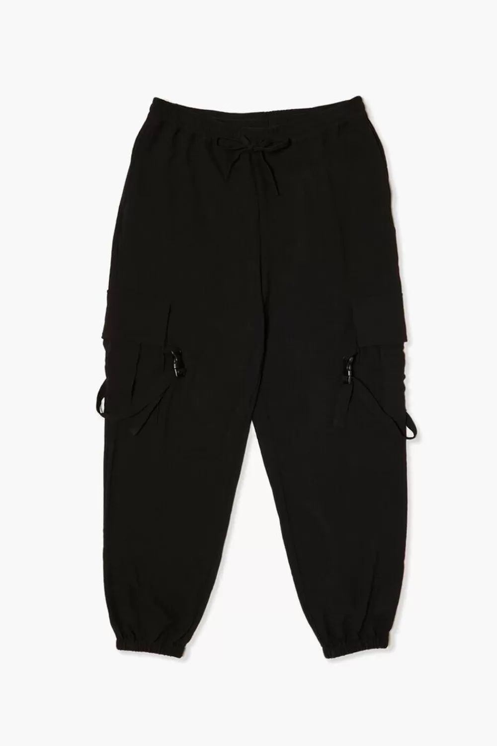 Activewear + Athletic>Forever 21 Drawstring Utility Joggers Black