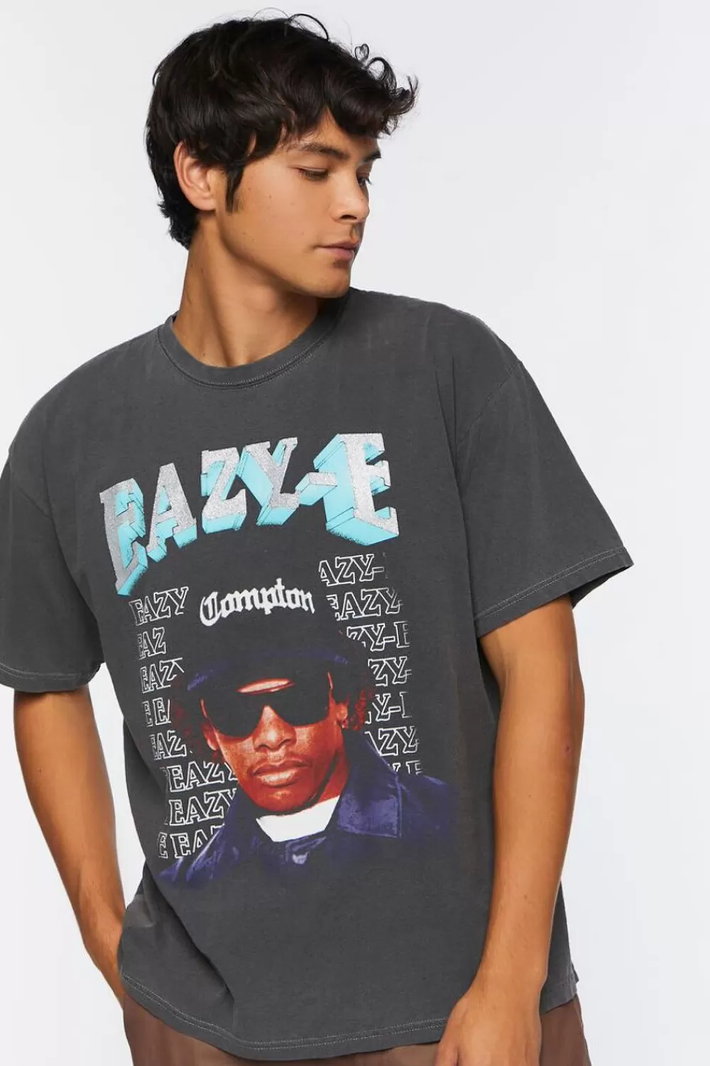 Graphic Tees>Forever 21 Eazy-E Graphic Tee Black/Multi